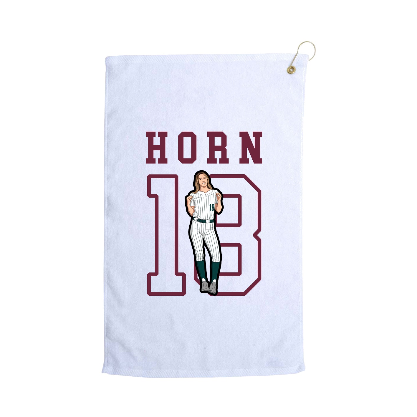 Golf Towel — Shirsey in White