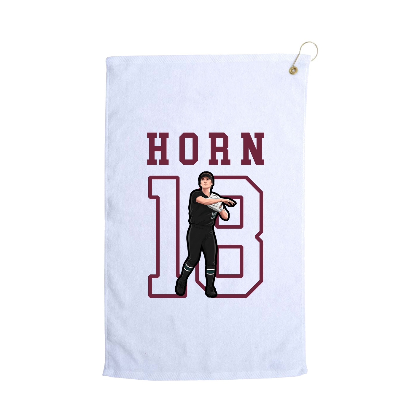Golf Towel — Shirsey in White