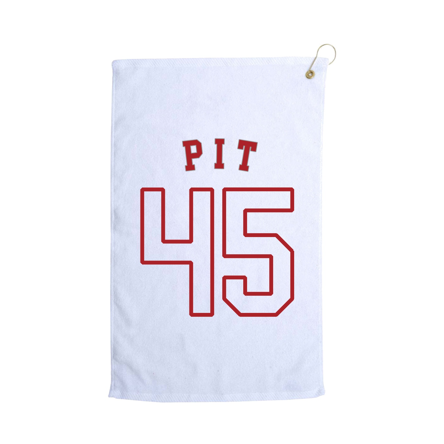 Golf Towel — Shirsey Arch in White