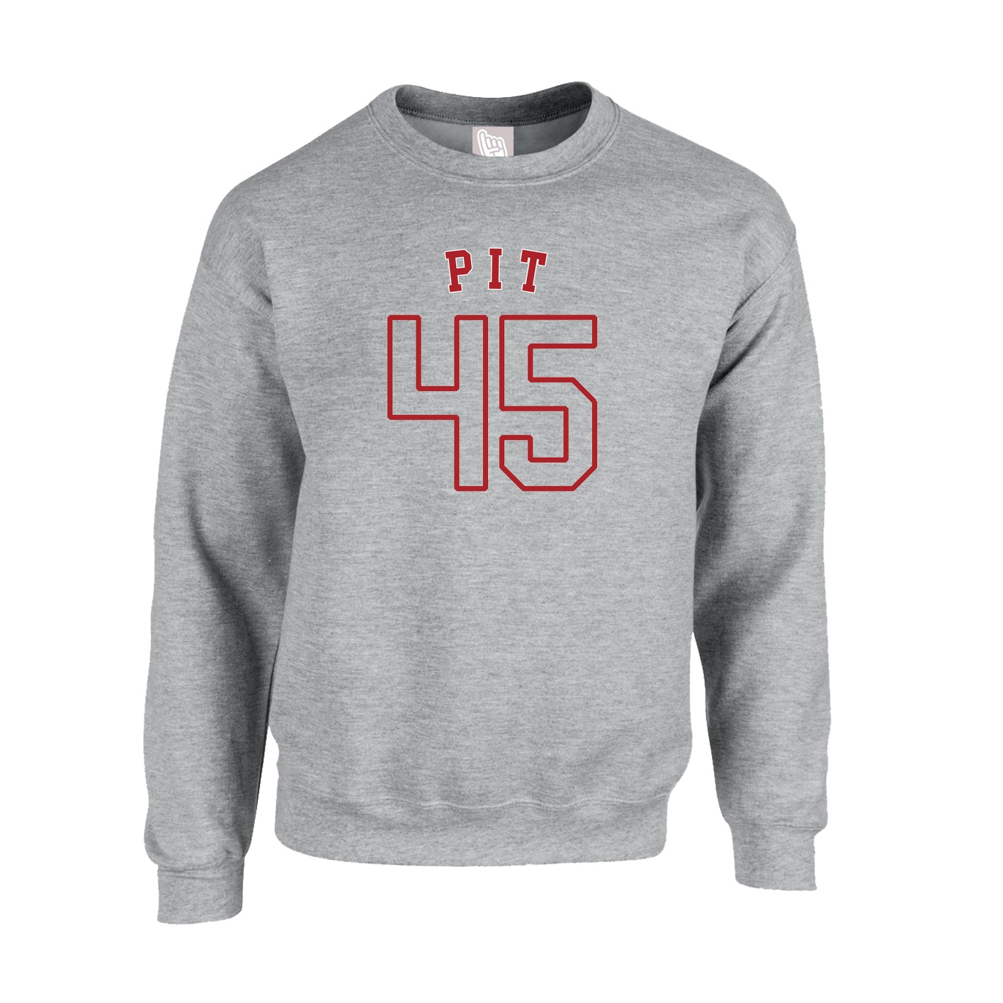 Fleece Crew — Shirsey Arch in Grey