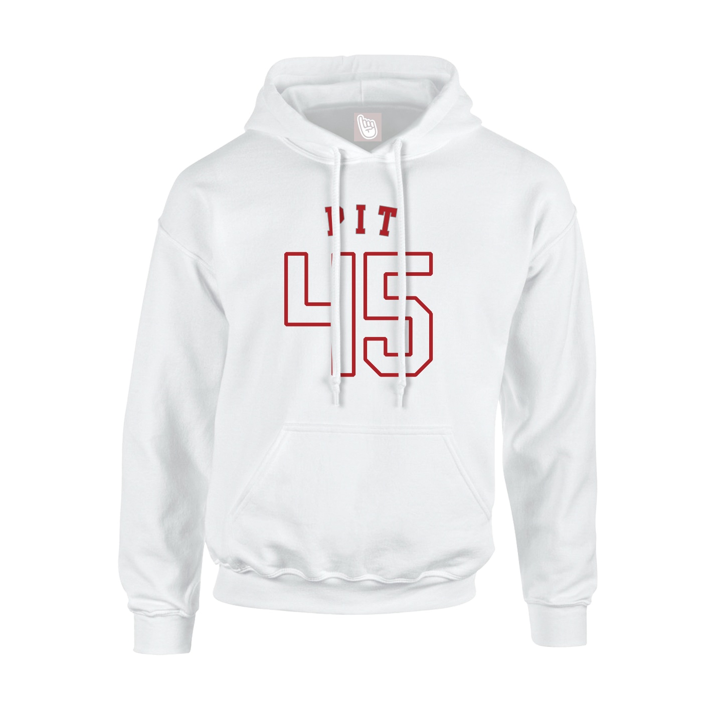 Youth Hoodie — Shirsey Arch in White
