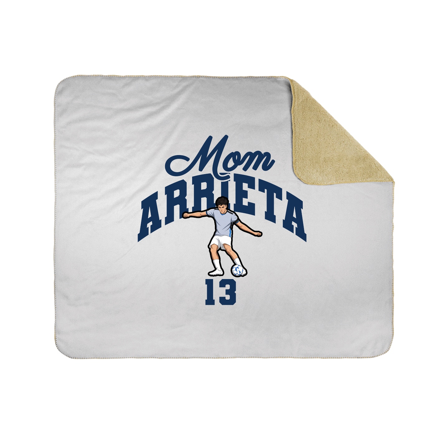 Throw Blanket — Mothers Day Arch in White
