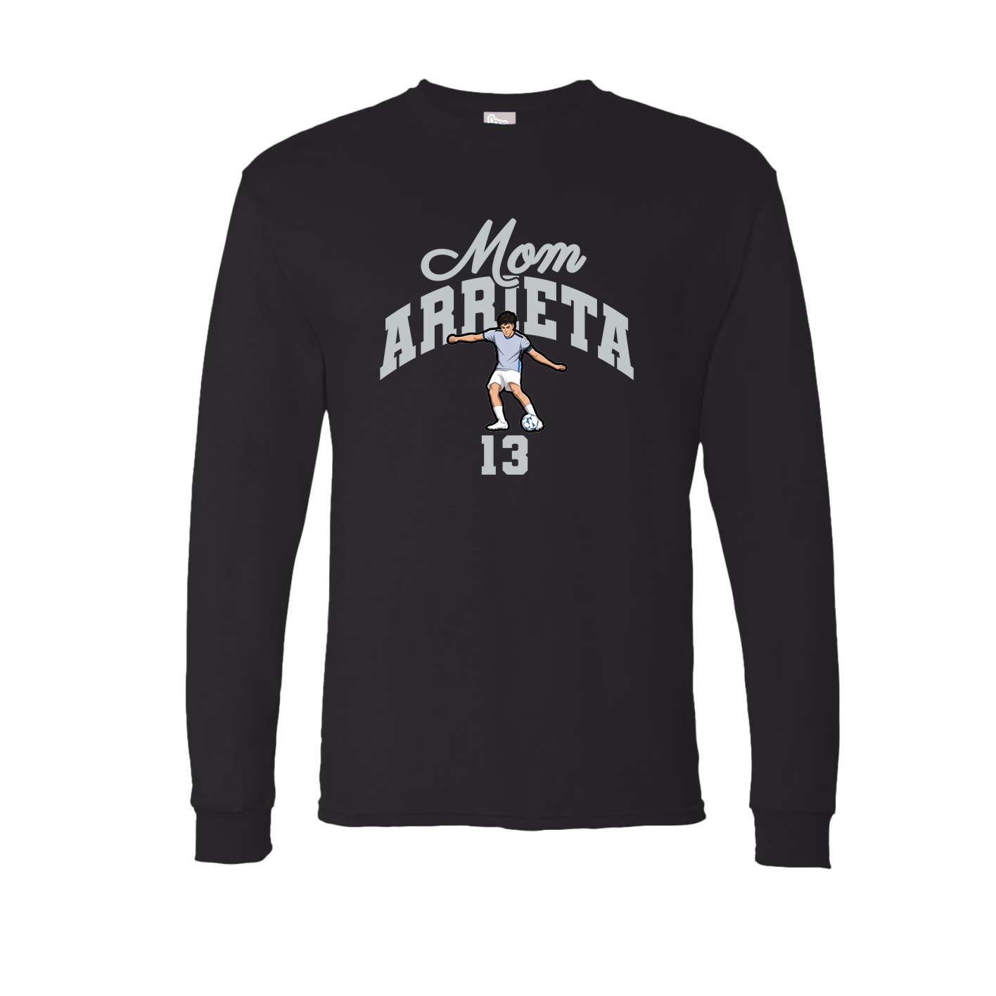 Long Sleeve Tee — Mothers Day Arch in Black