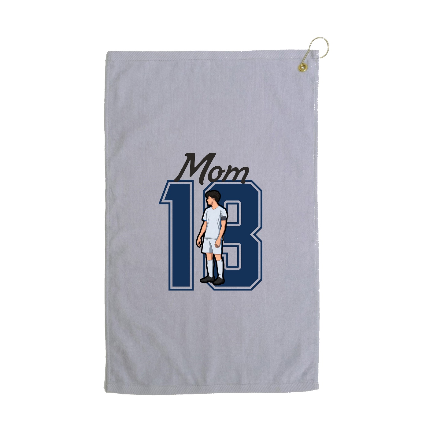 Golf Towel — Mothers Day Shirsey in Grey