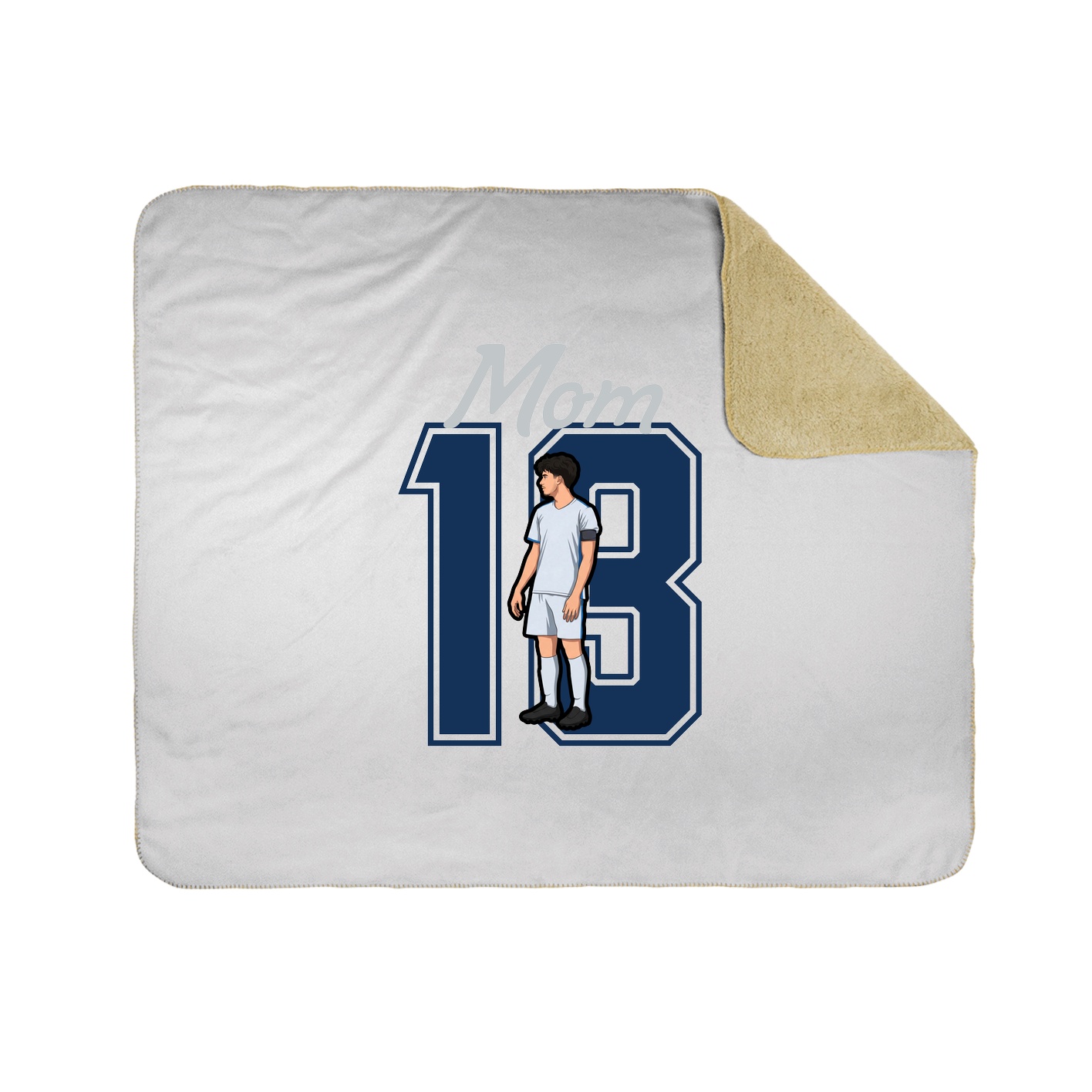 Throw Blanket — Mothers Day Shirsey in White