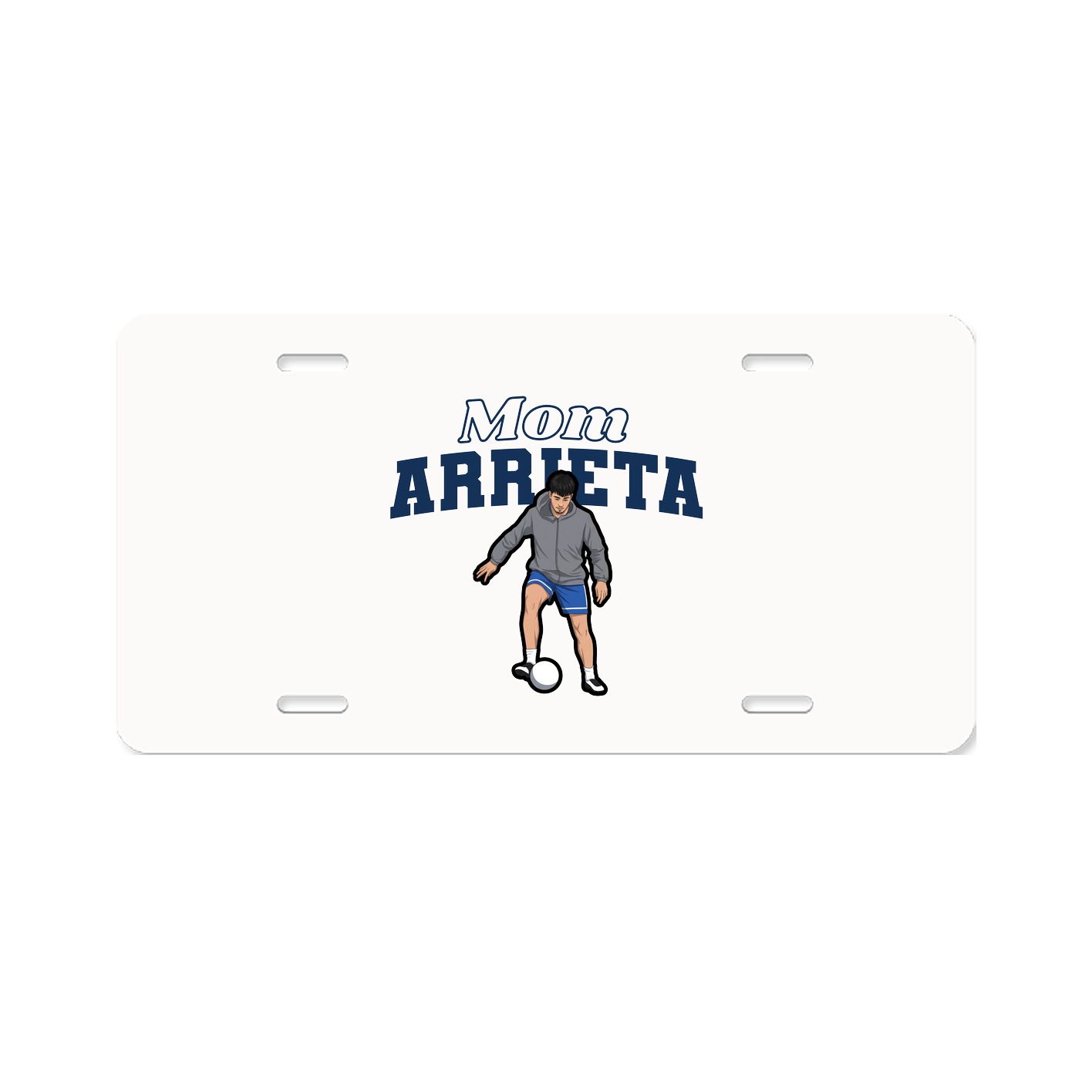 License Plate — Mothers Day Block in Classic