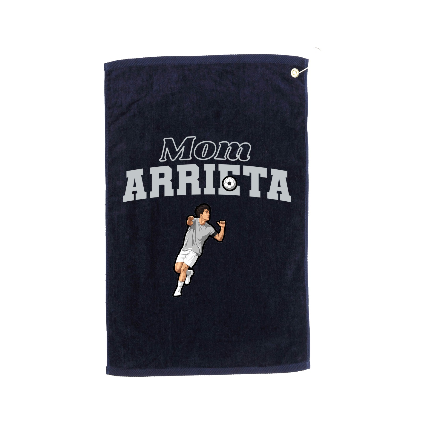 Golf Towel — Mothers Day Block in Navy