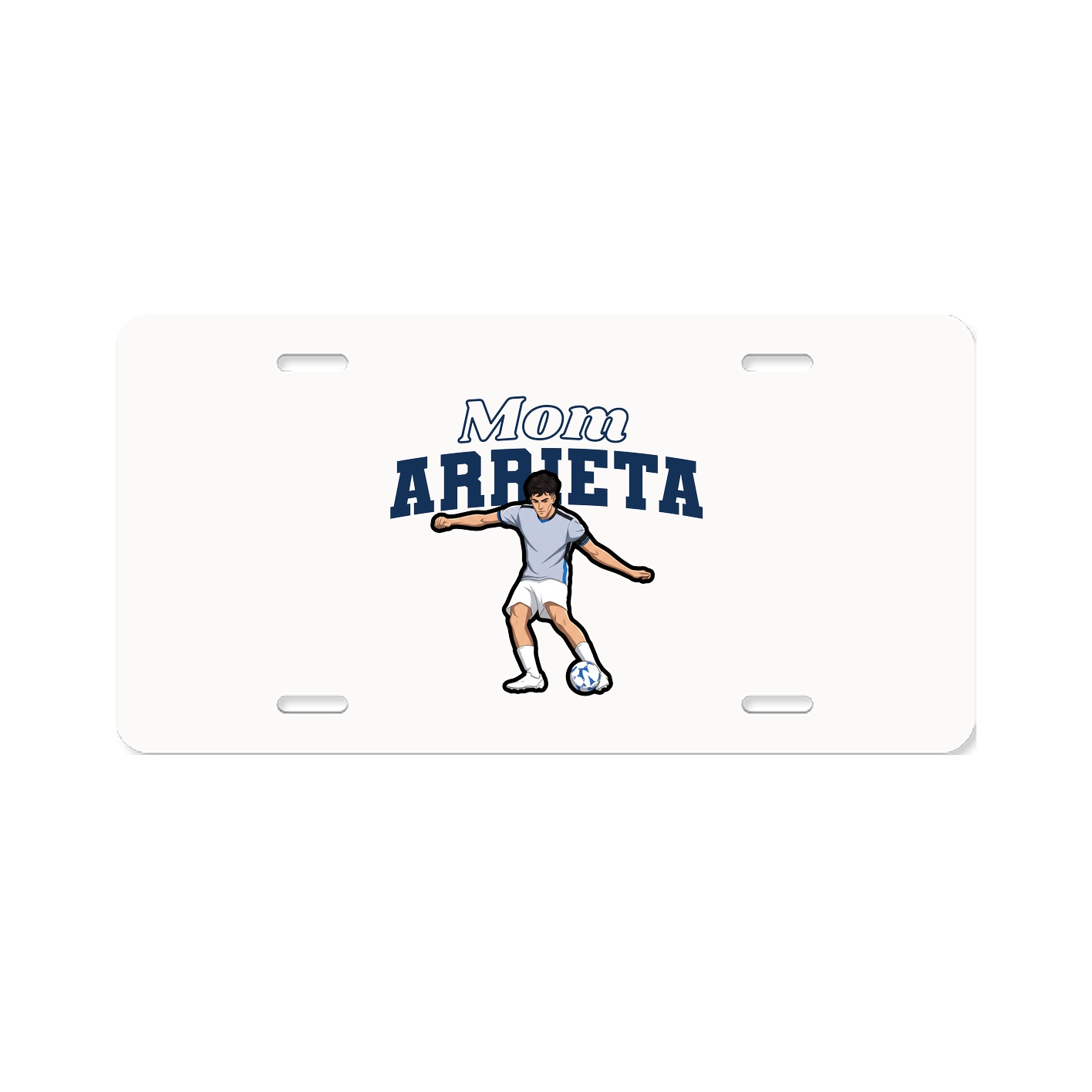 License Plate — Mothers Day Block in Classic