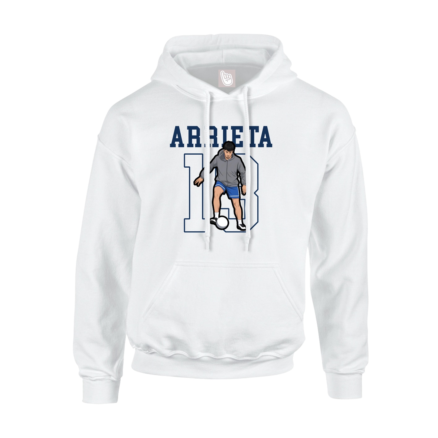 Hoodie — Shirsey in White