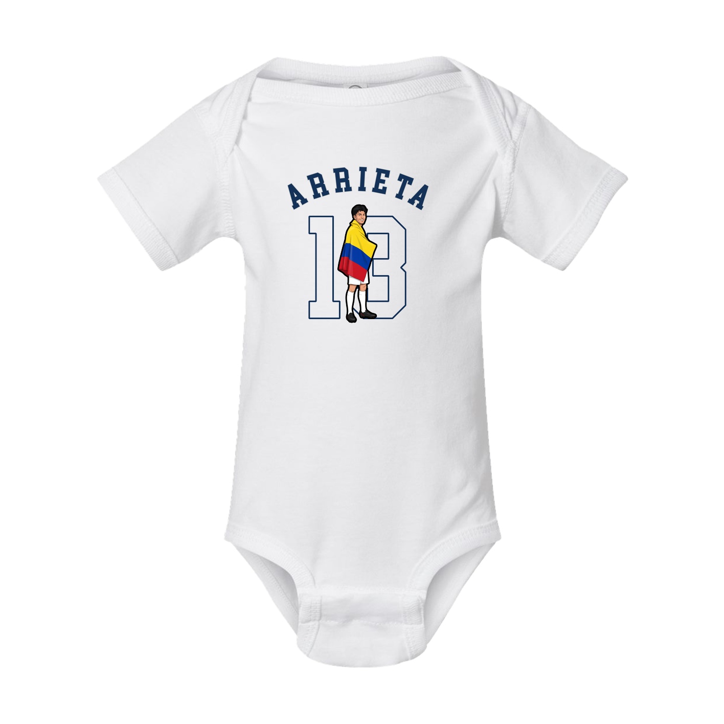Baby Onesie — Shirsey Arch in White