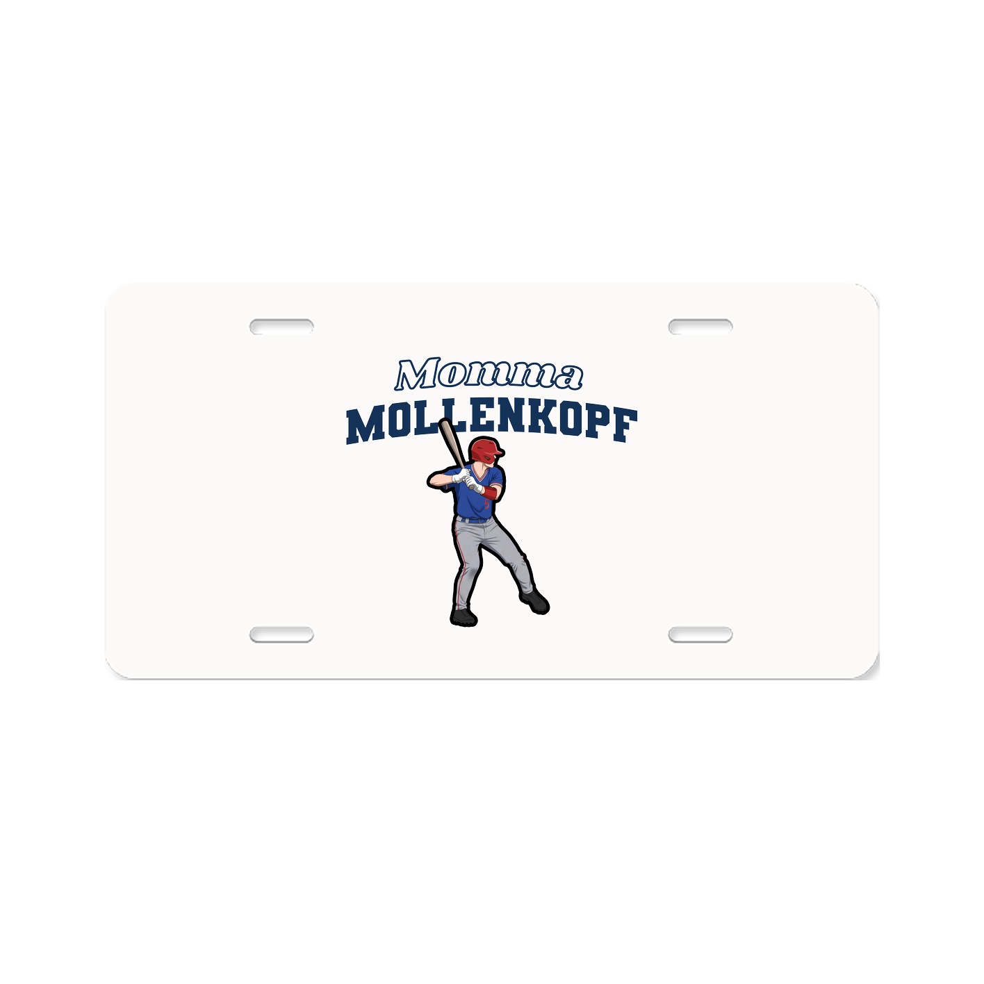 License Plate — Mothers Day Block in Classic