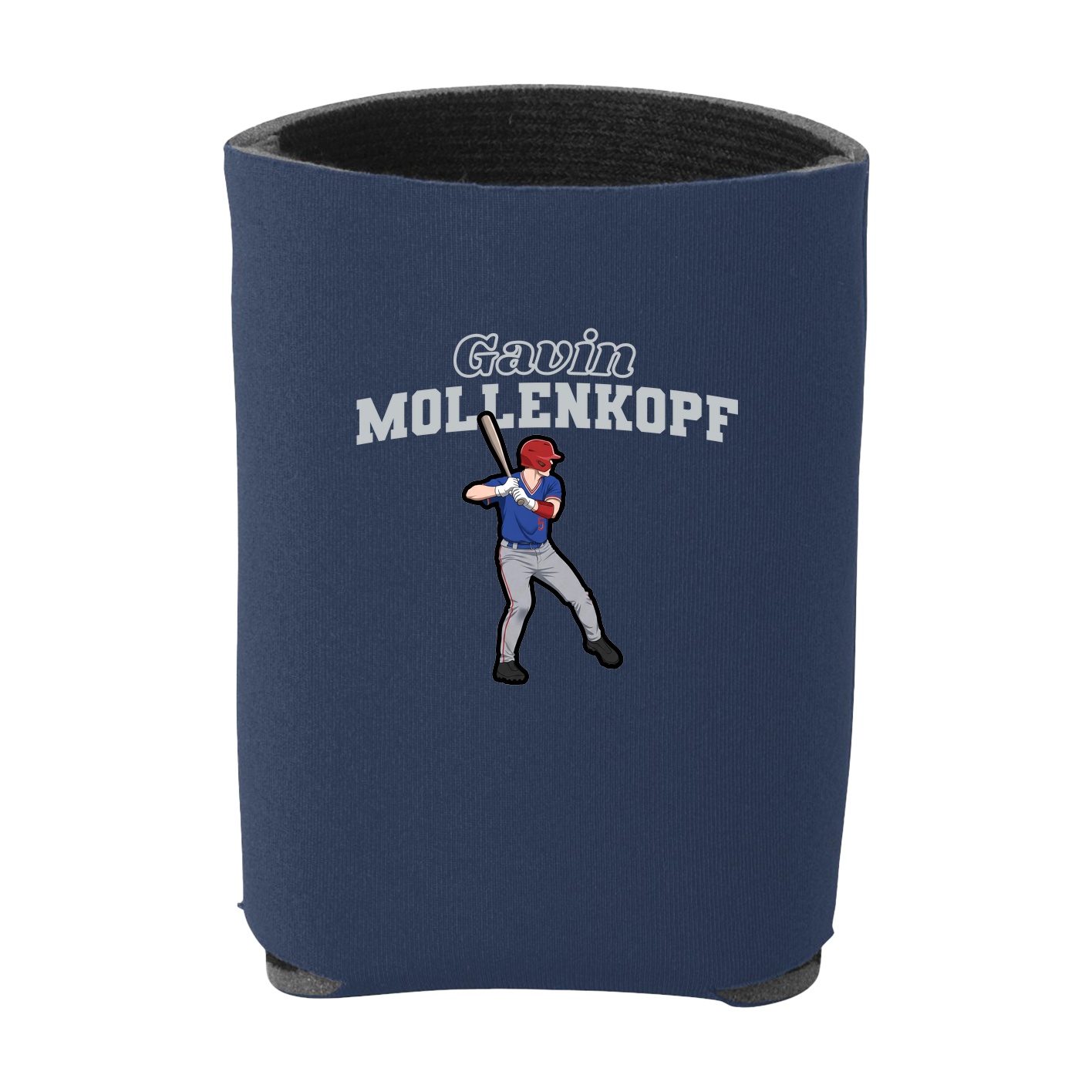 Can Holder — Name Arch in Navy