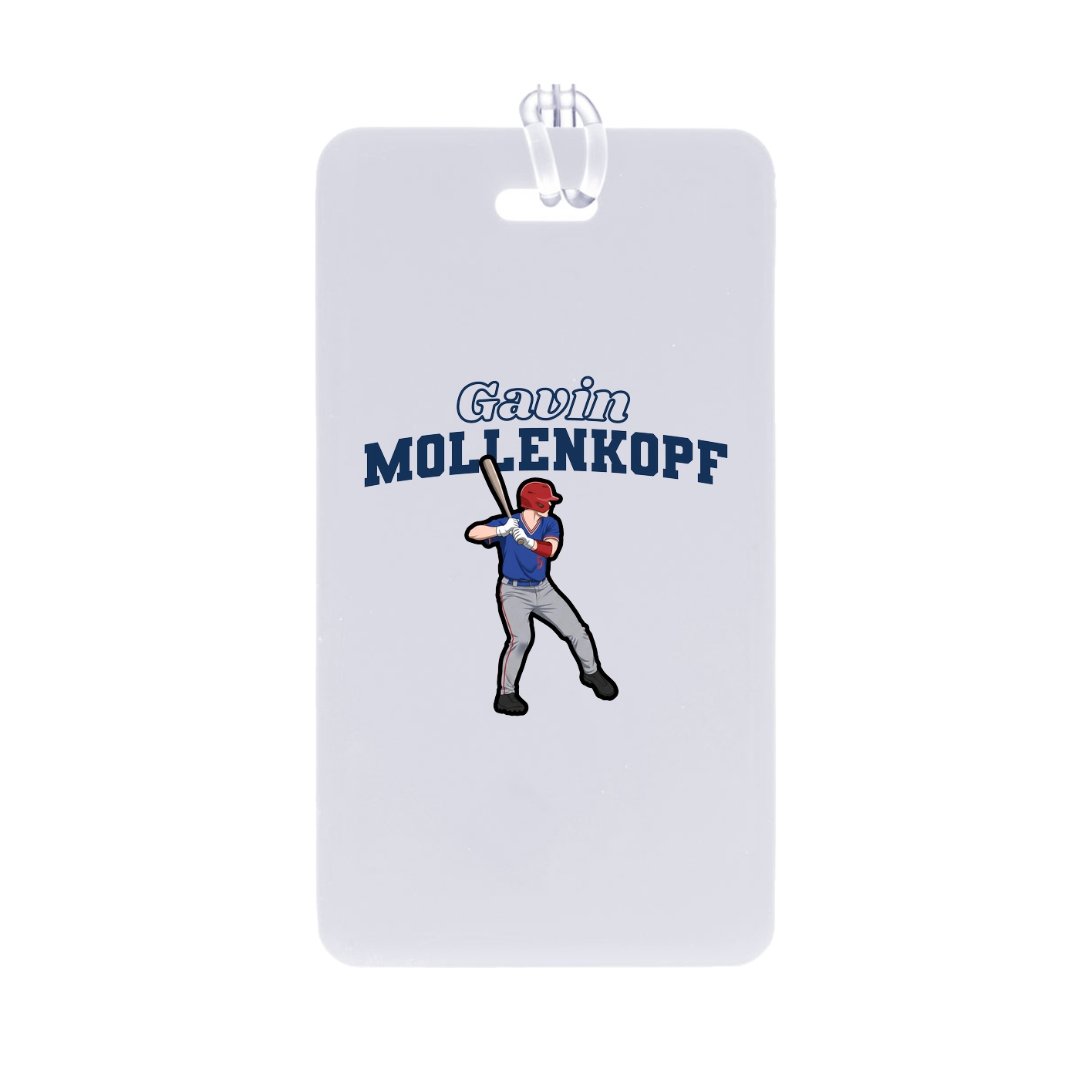 Bag Tag — Name Arch in Classic