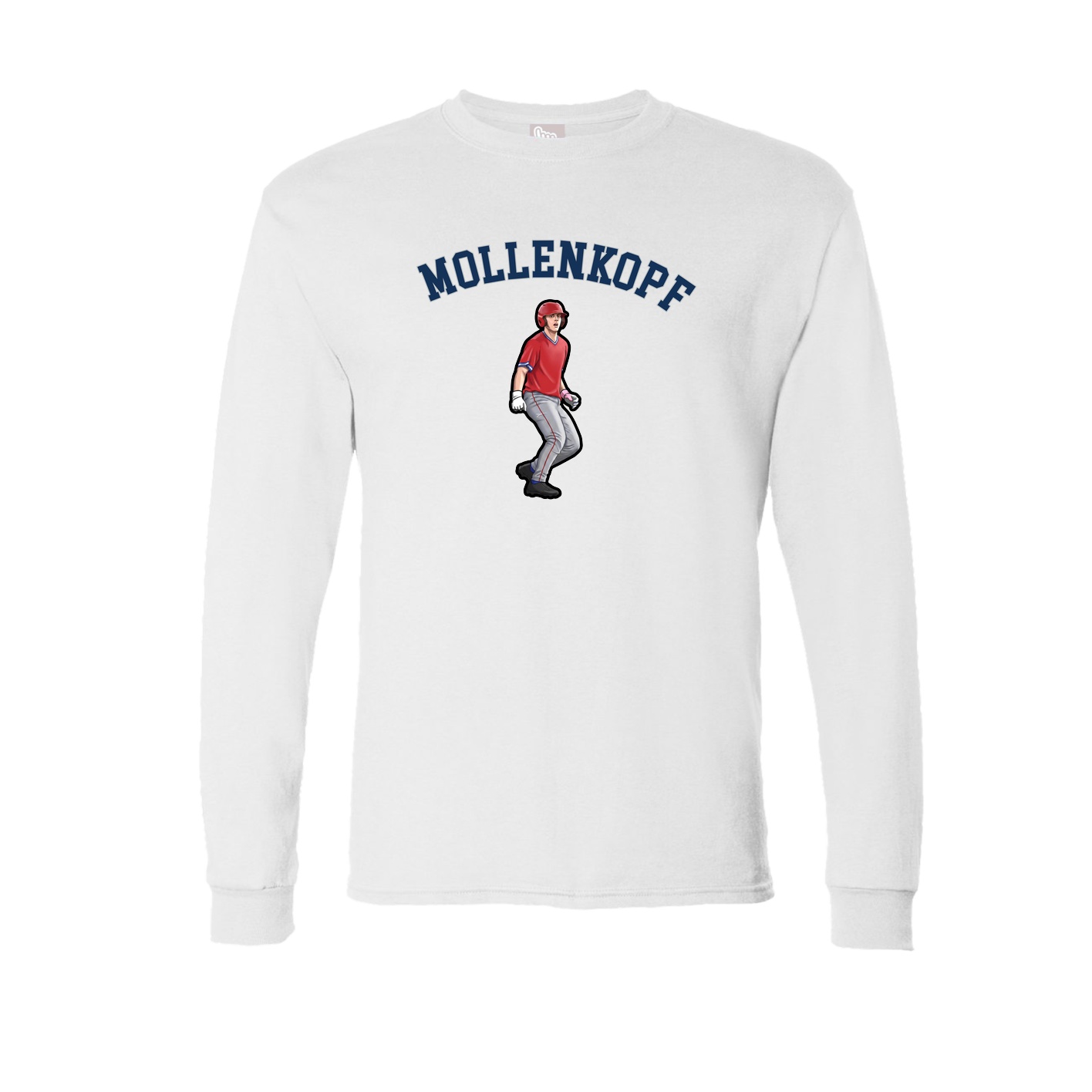 Long Sleeve Tee — Shirsey Arch in White