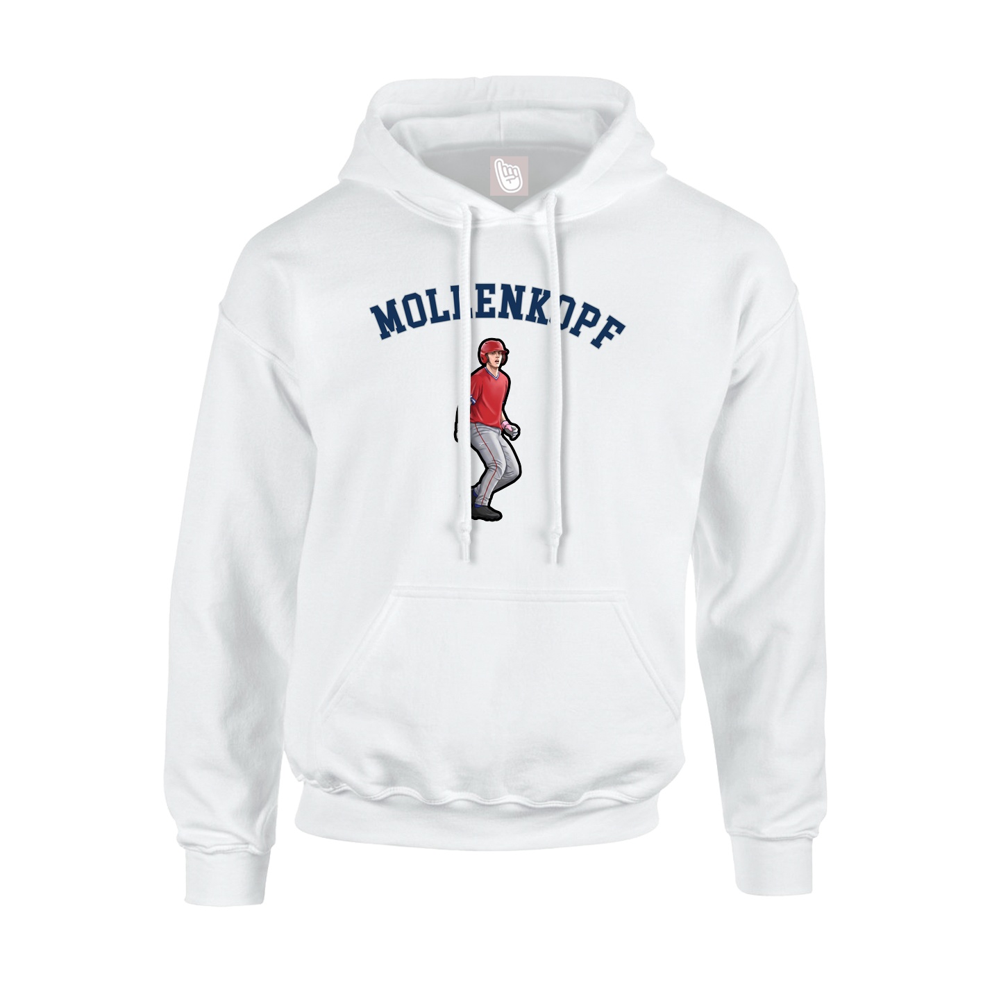 Hoodie — Shirsey Arch in White
