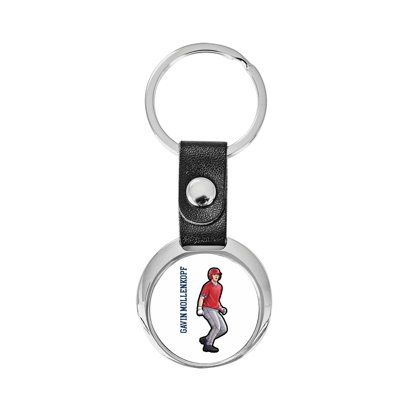 Key Chain — Name Vertical in Classic
