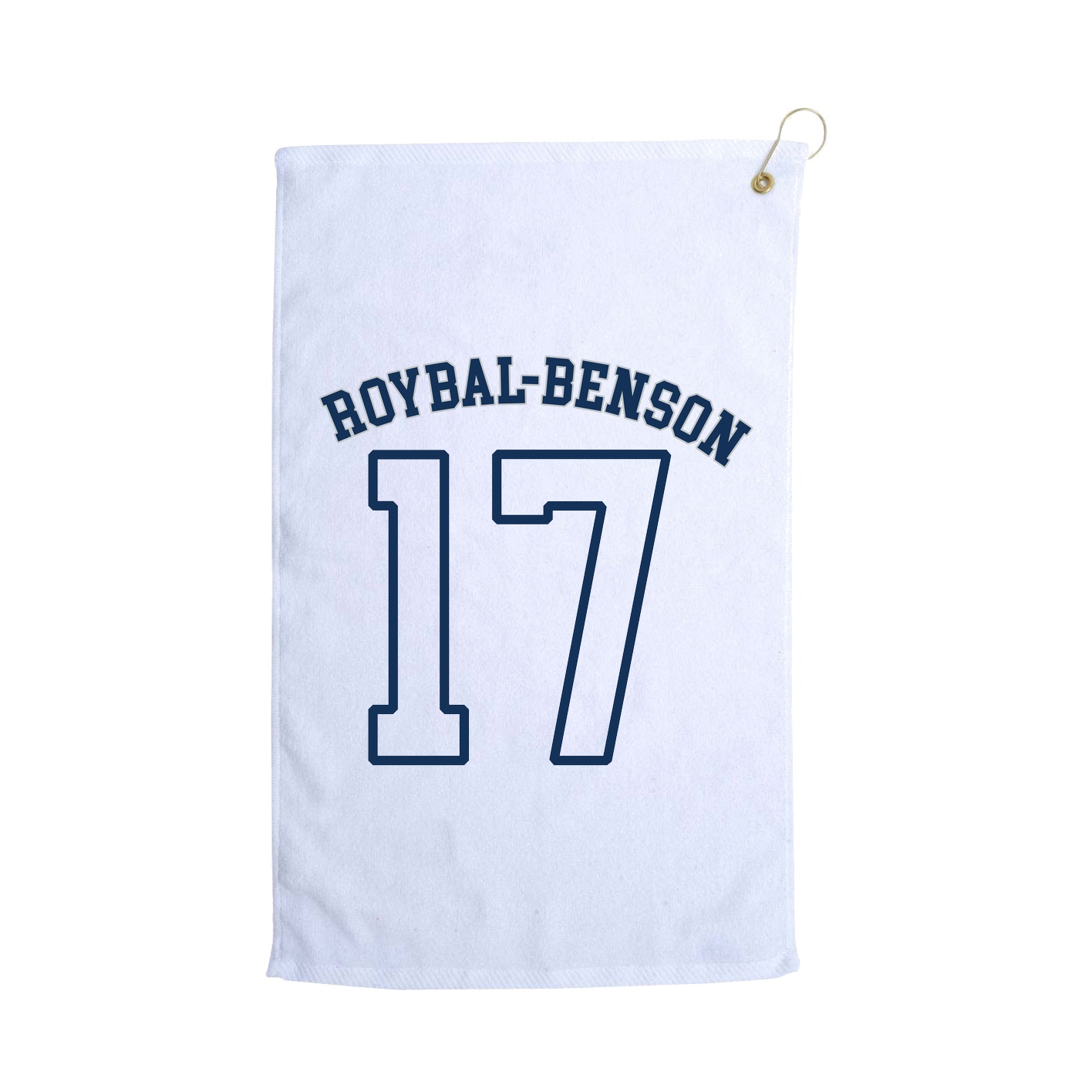 Golf Towel — Shirsey Arch in White