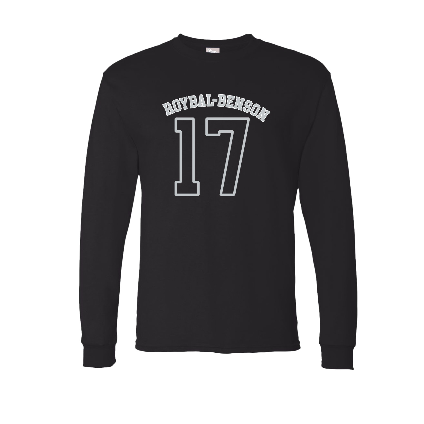 Long Sleeve Tee — Shirsey Arch in Black