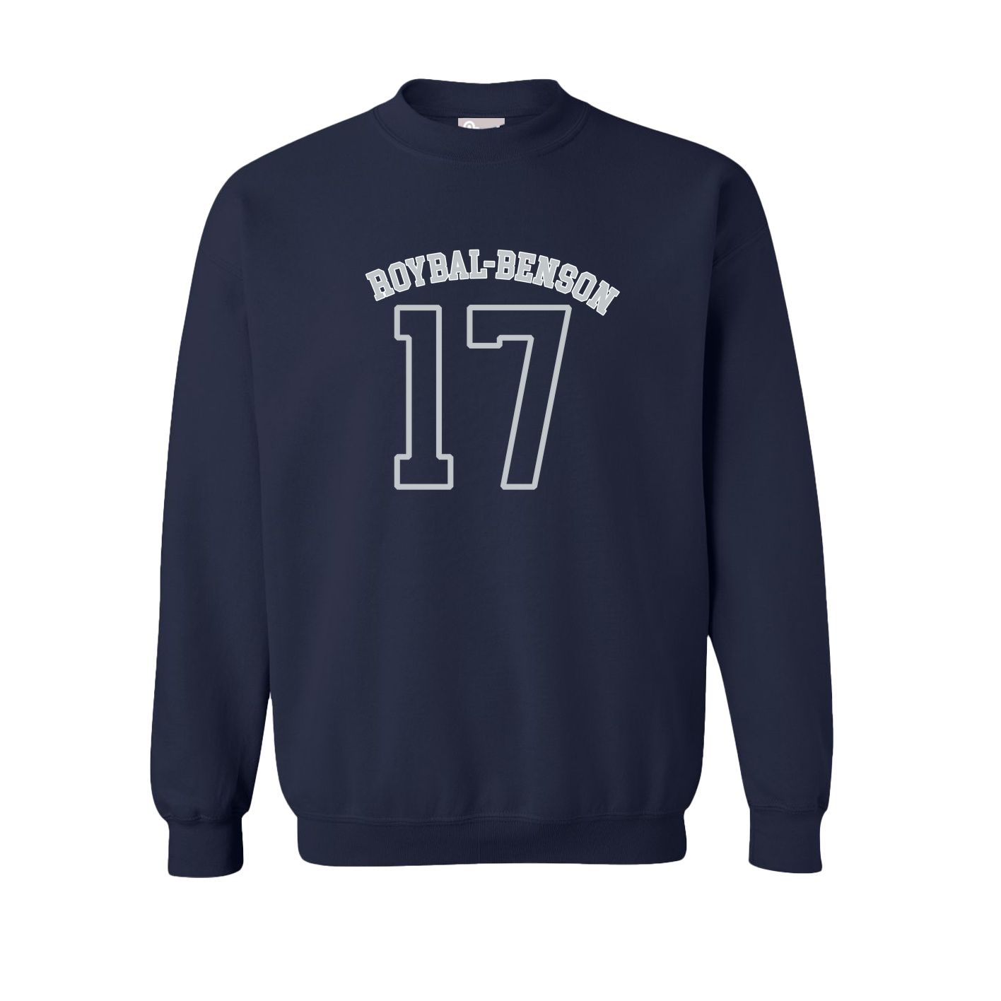 Fleece Crew — Shirsey Arch in Navy
