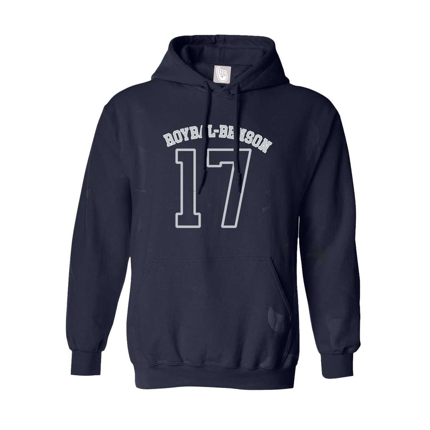 Youth Hoodie — Shirsey Arch in Navy