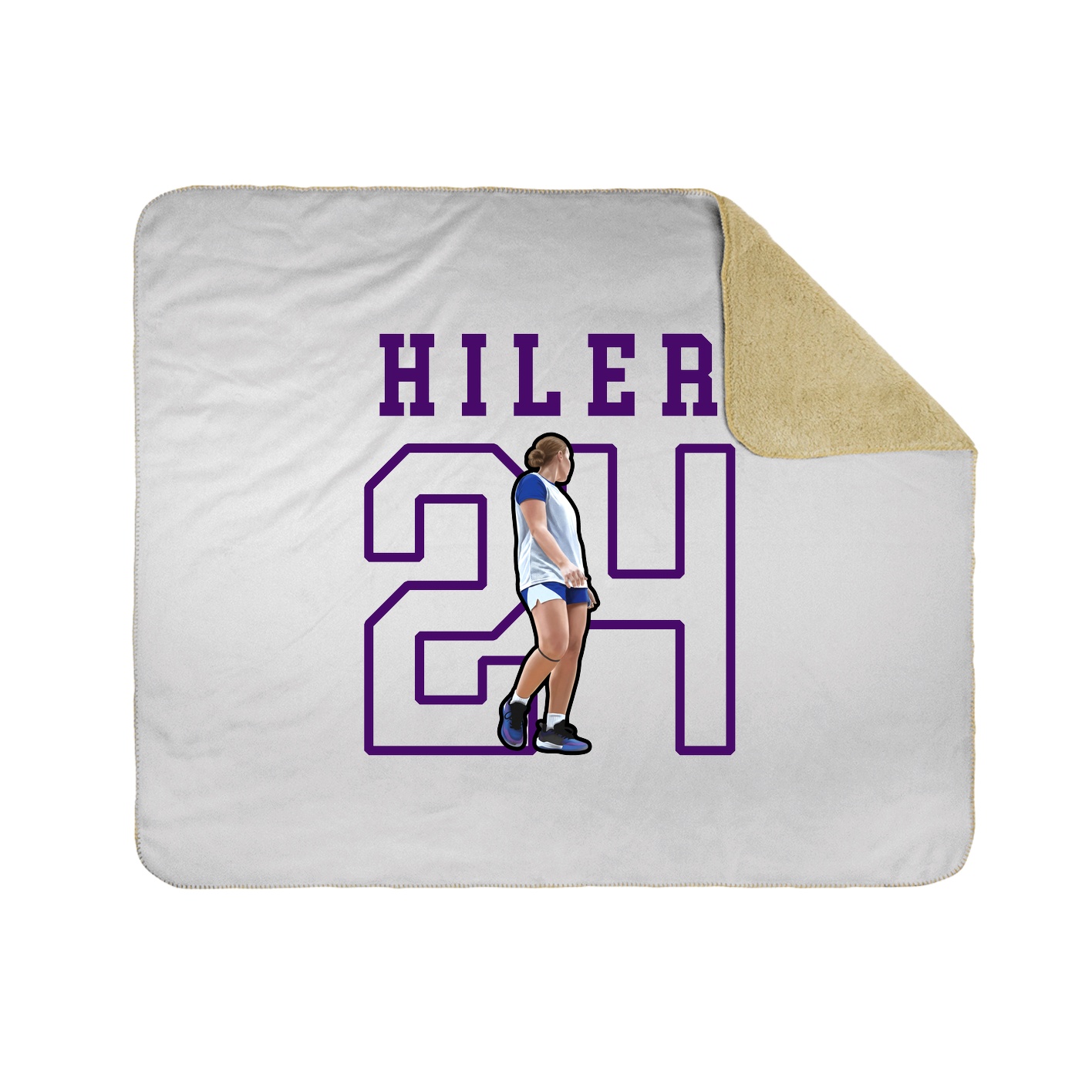 Throw Blanket — Shirsey in White