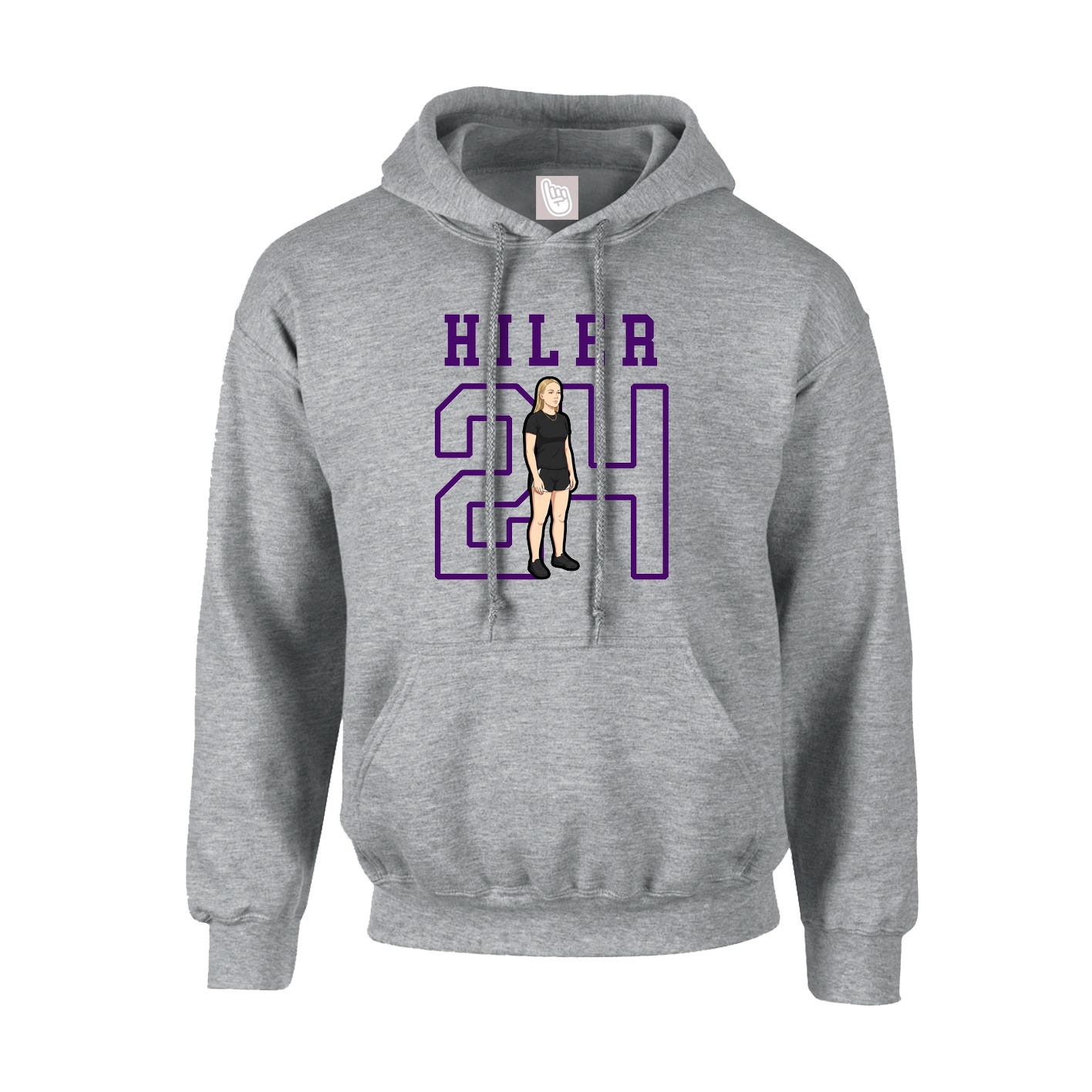 Hoodie — Shirsey in Grey