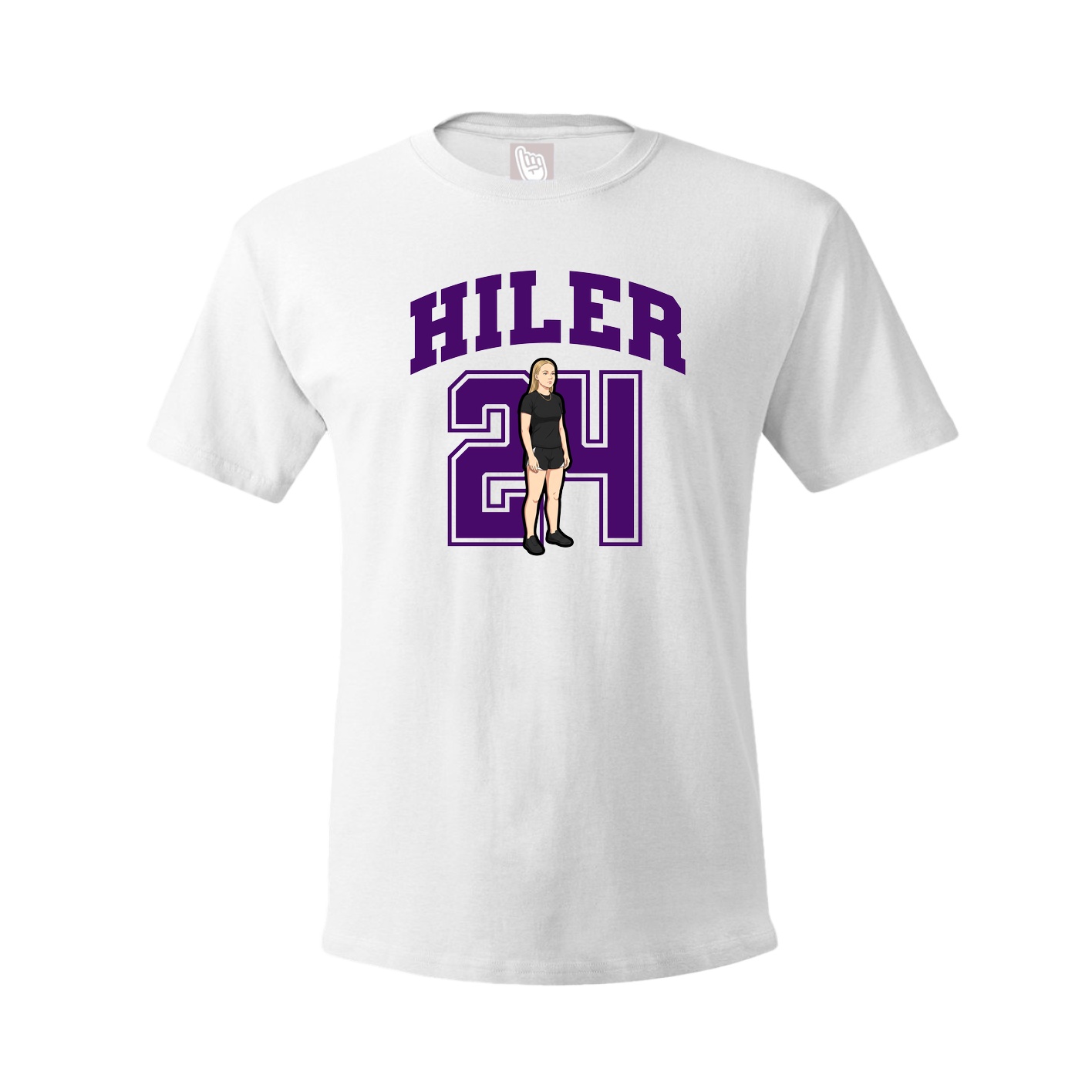 Tee — Number in White