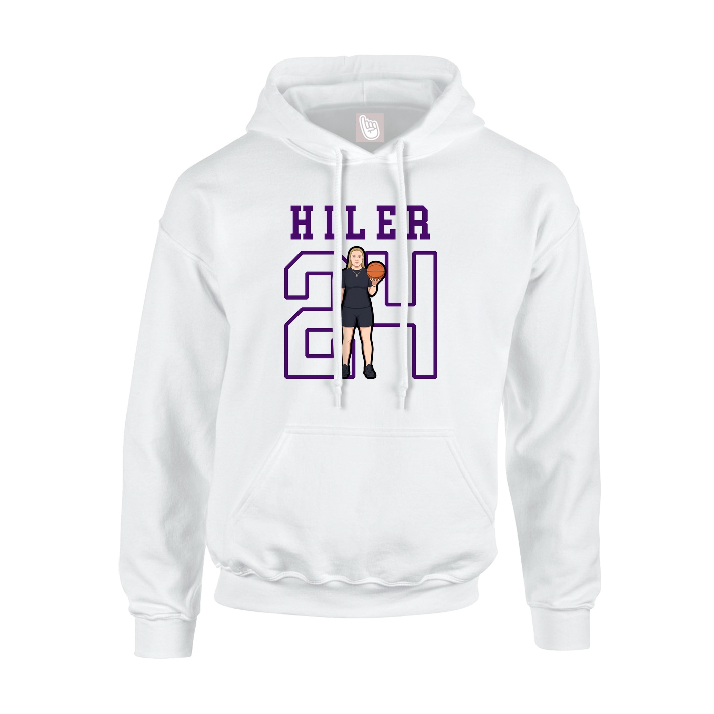 Hoodie — Shirsey in White