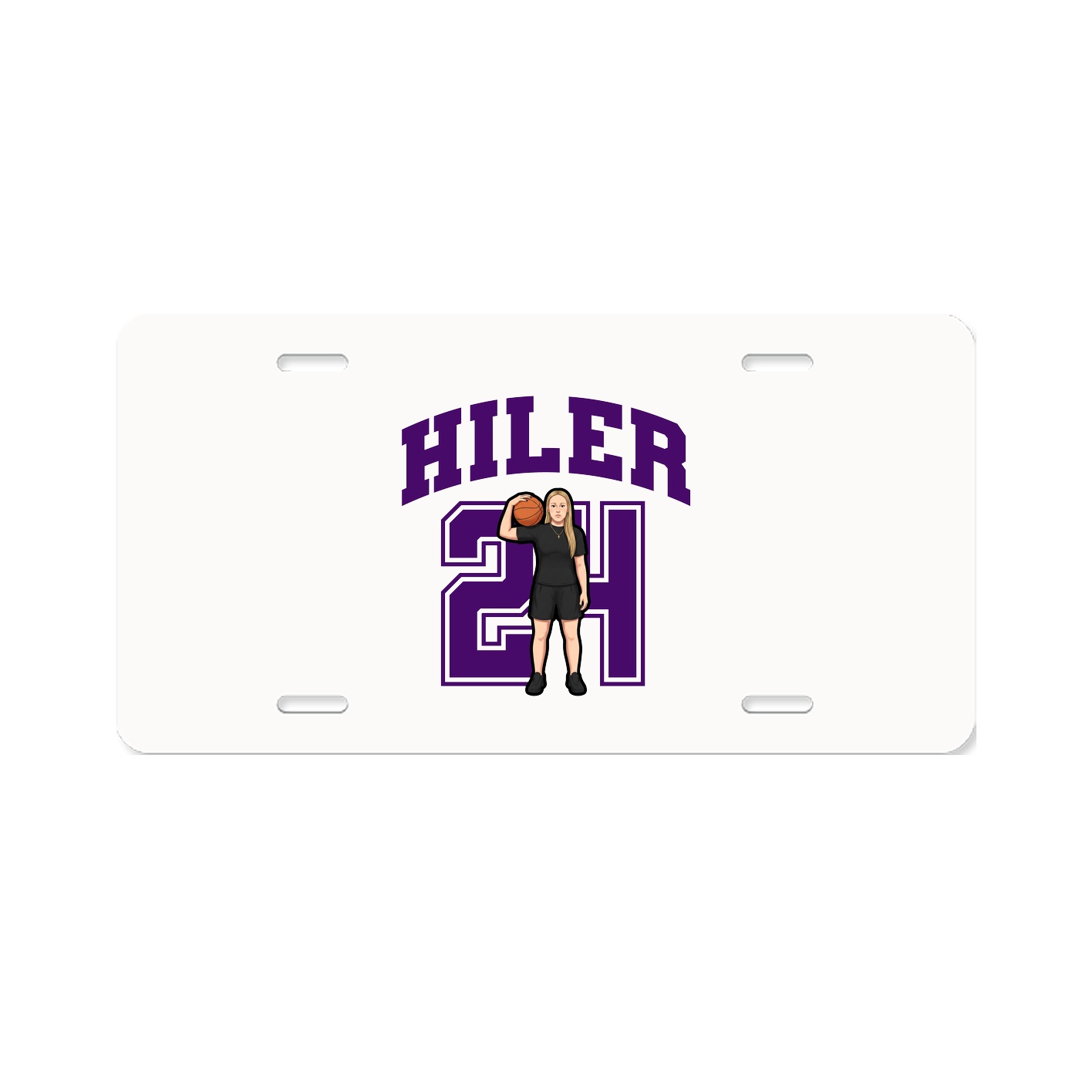 License Plate — Number in Classic