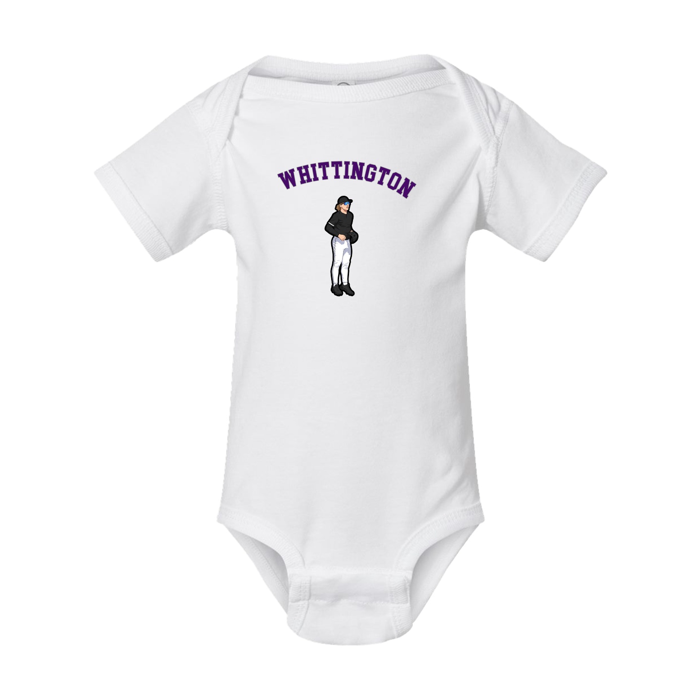 Baby Onesie — Shirsey Arch in White