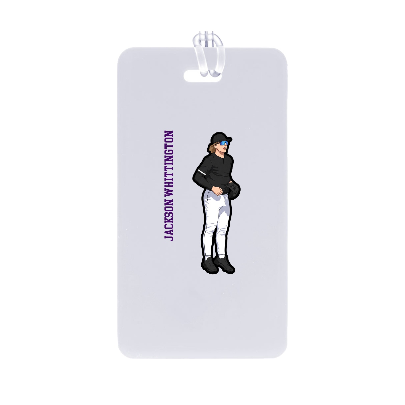 Bag Tag — Name Vertical in Classic
