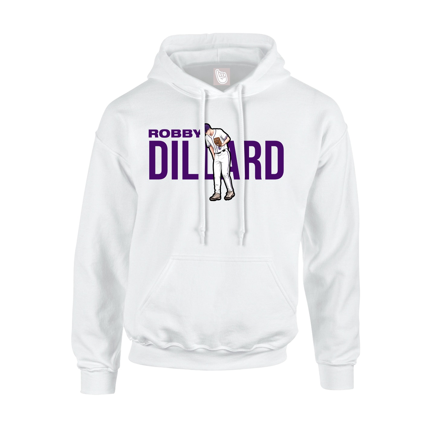 Hoodie — Player Name in White
