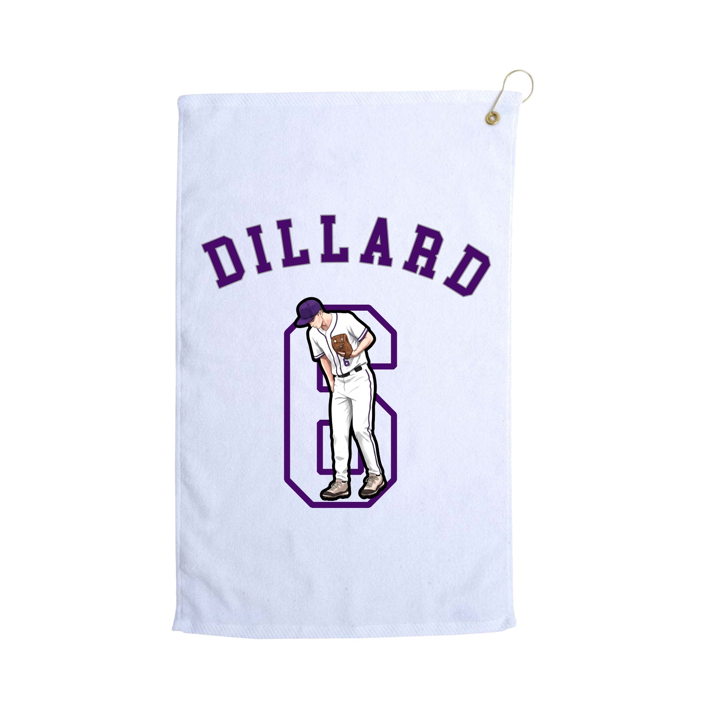 Golf Towel — Shirsey Arch in White
