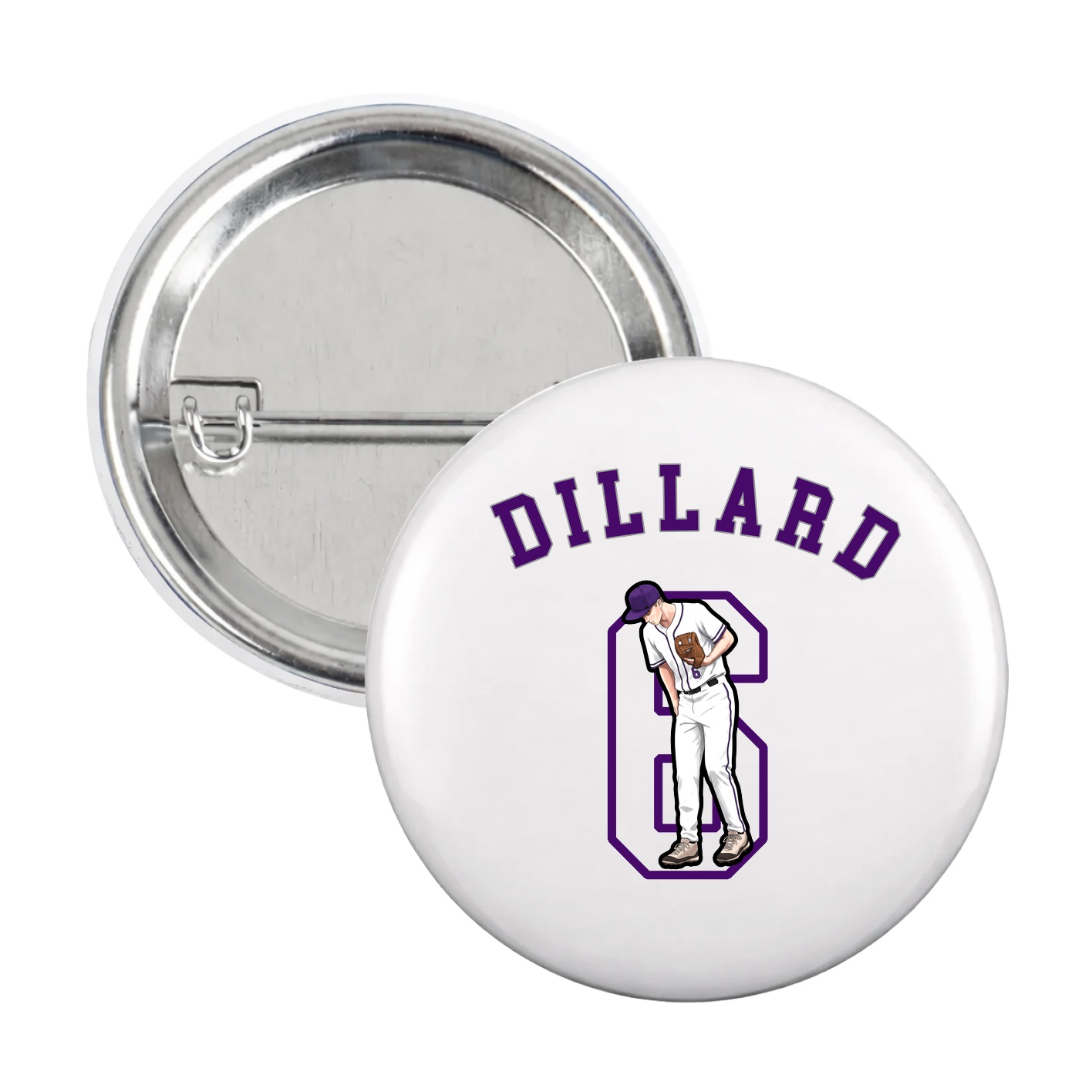 Game Day Button — Shirsey Arch in White