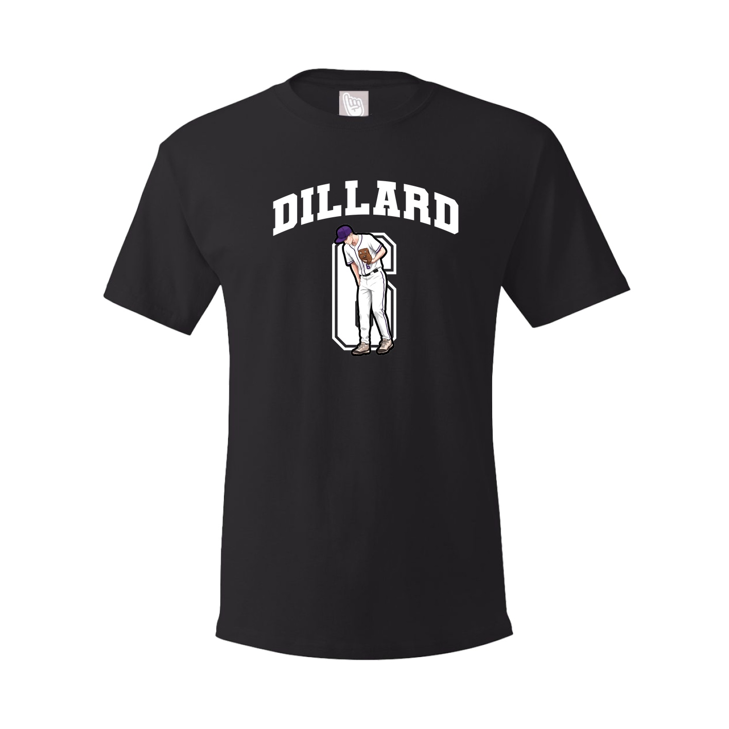 Youth Tee — Number in Black