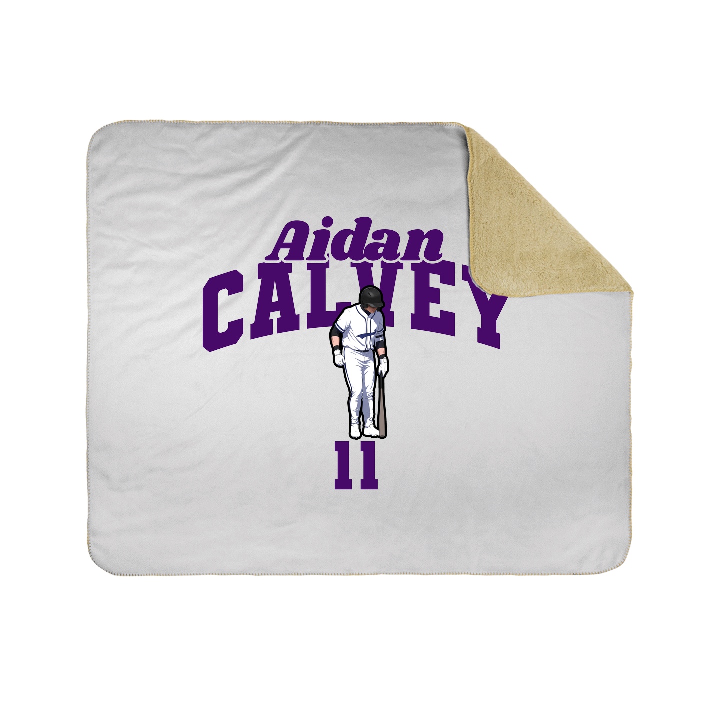 Throw Blanket — Signature Arch in White