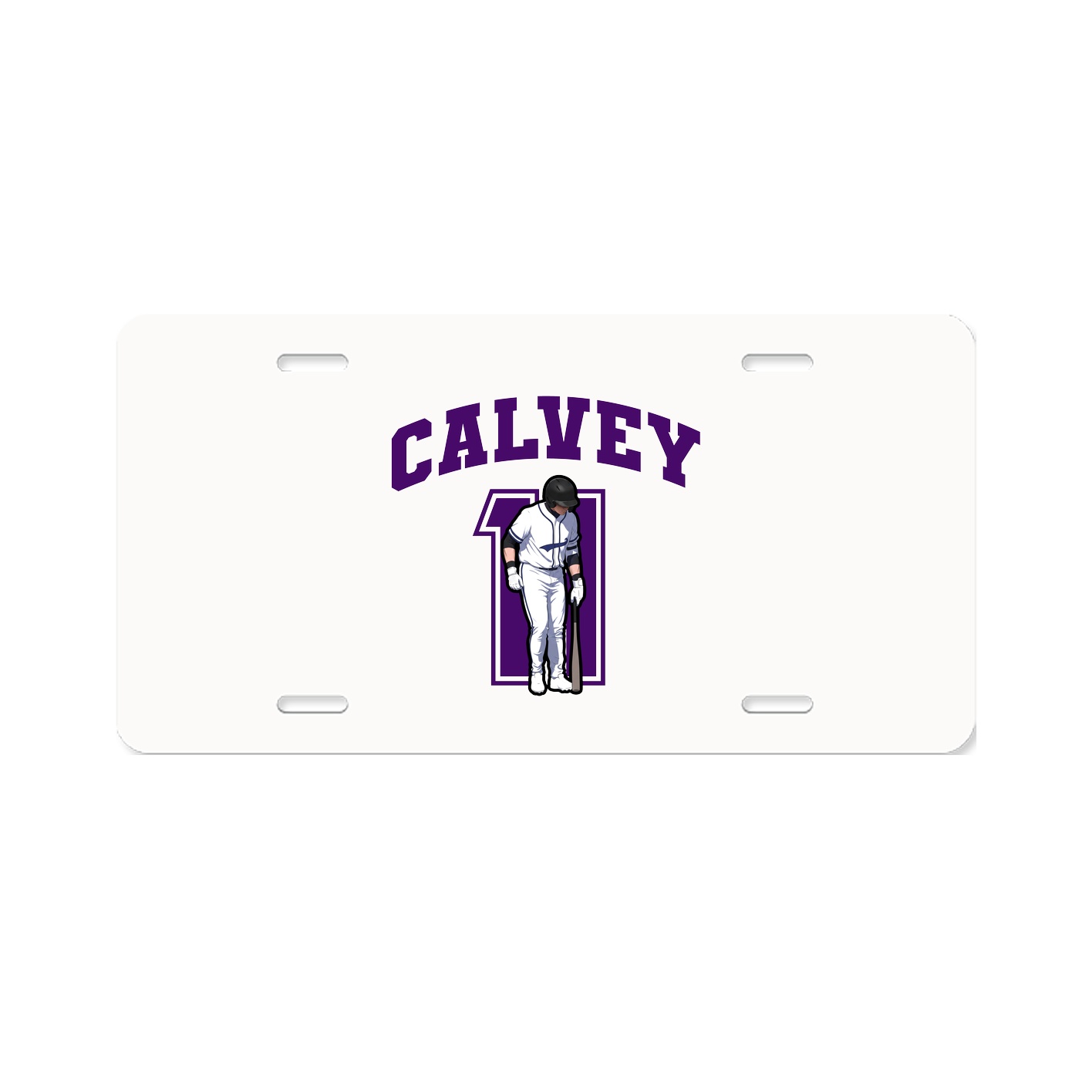 License Plate — Number in Classic