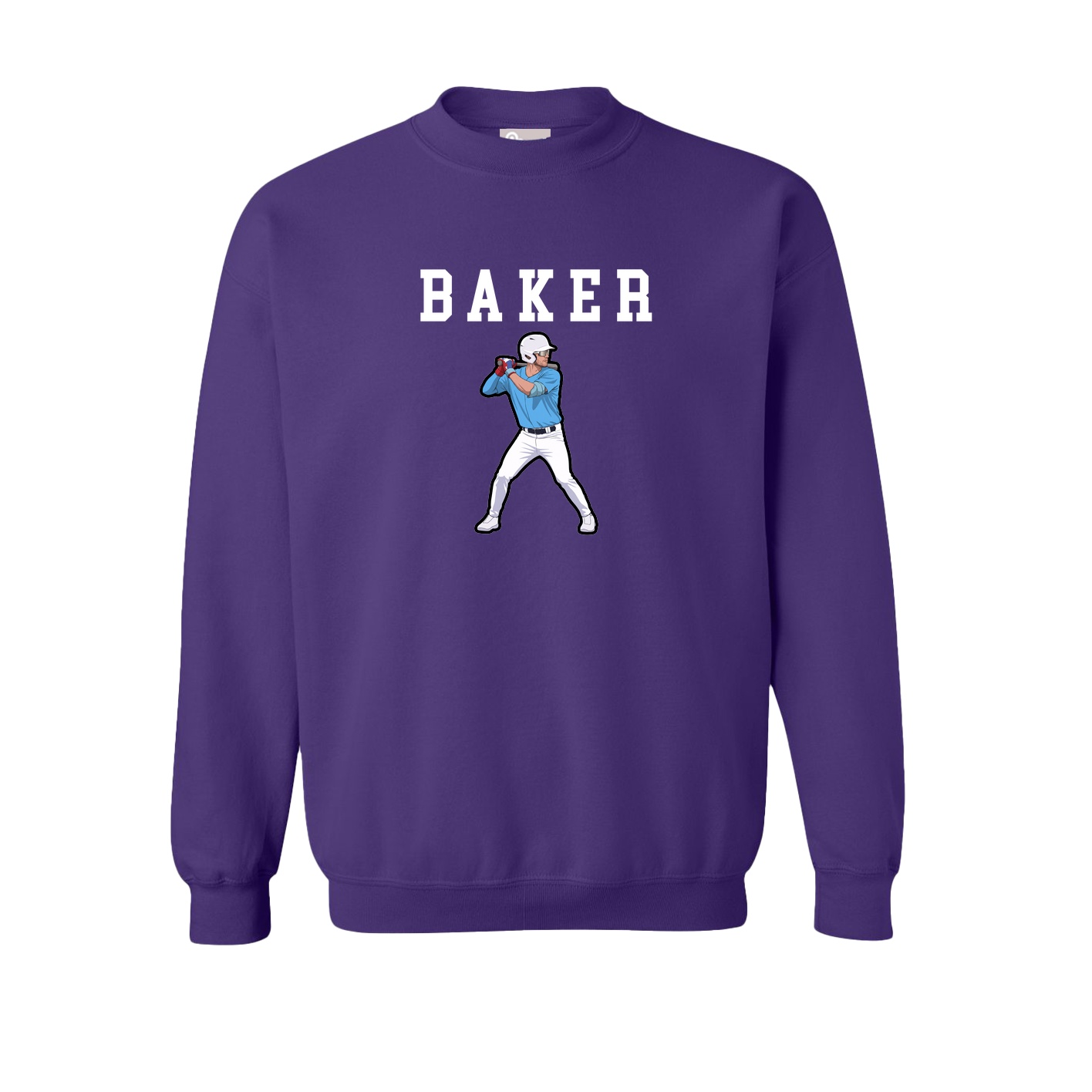 Fleece Crew — Shirsey in Purple