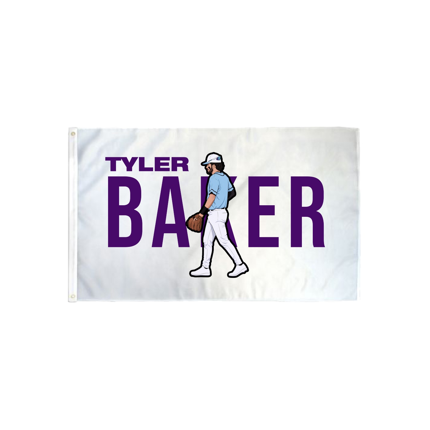 3x5 Flag — Player Name in Classic