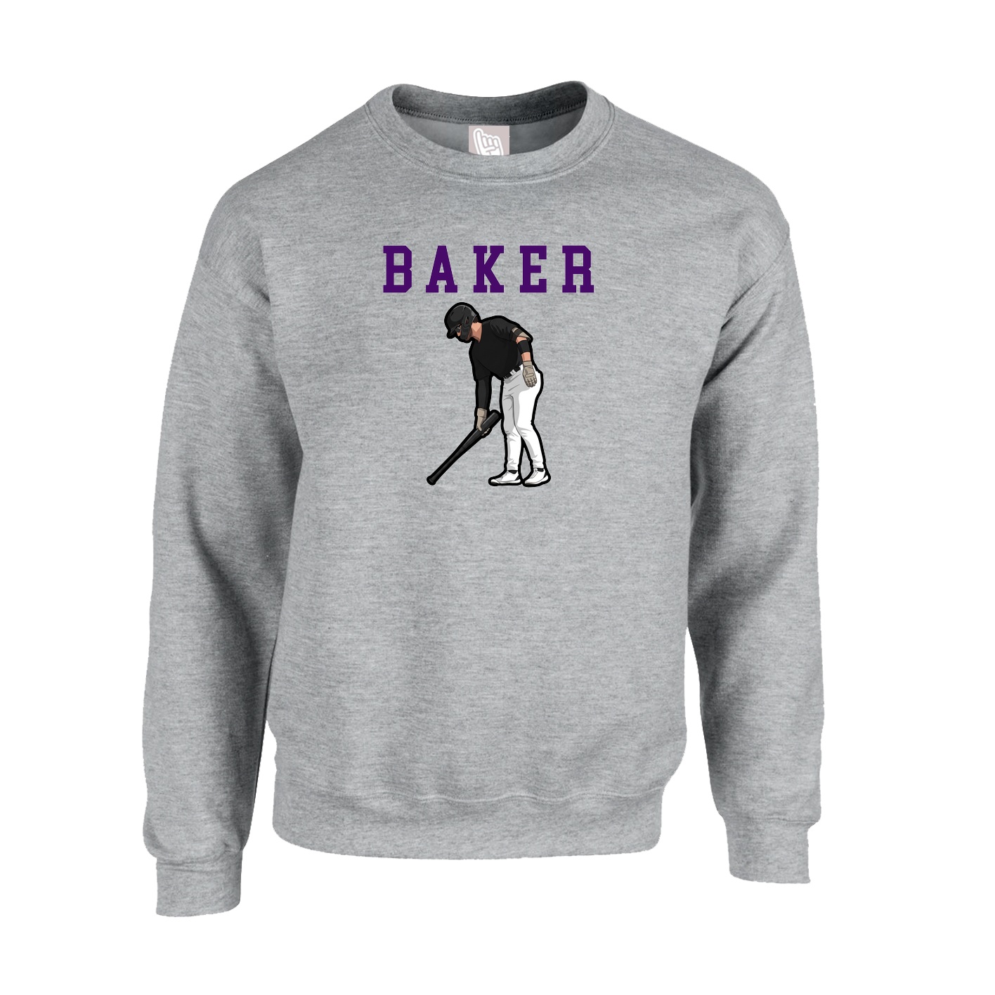 Fleece Crew — Shirsey in Grey
