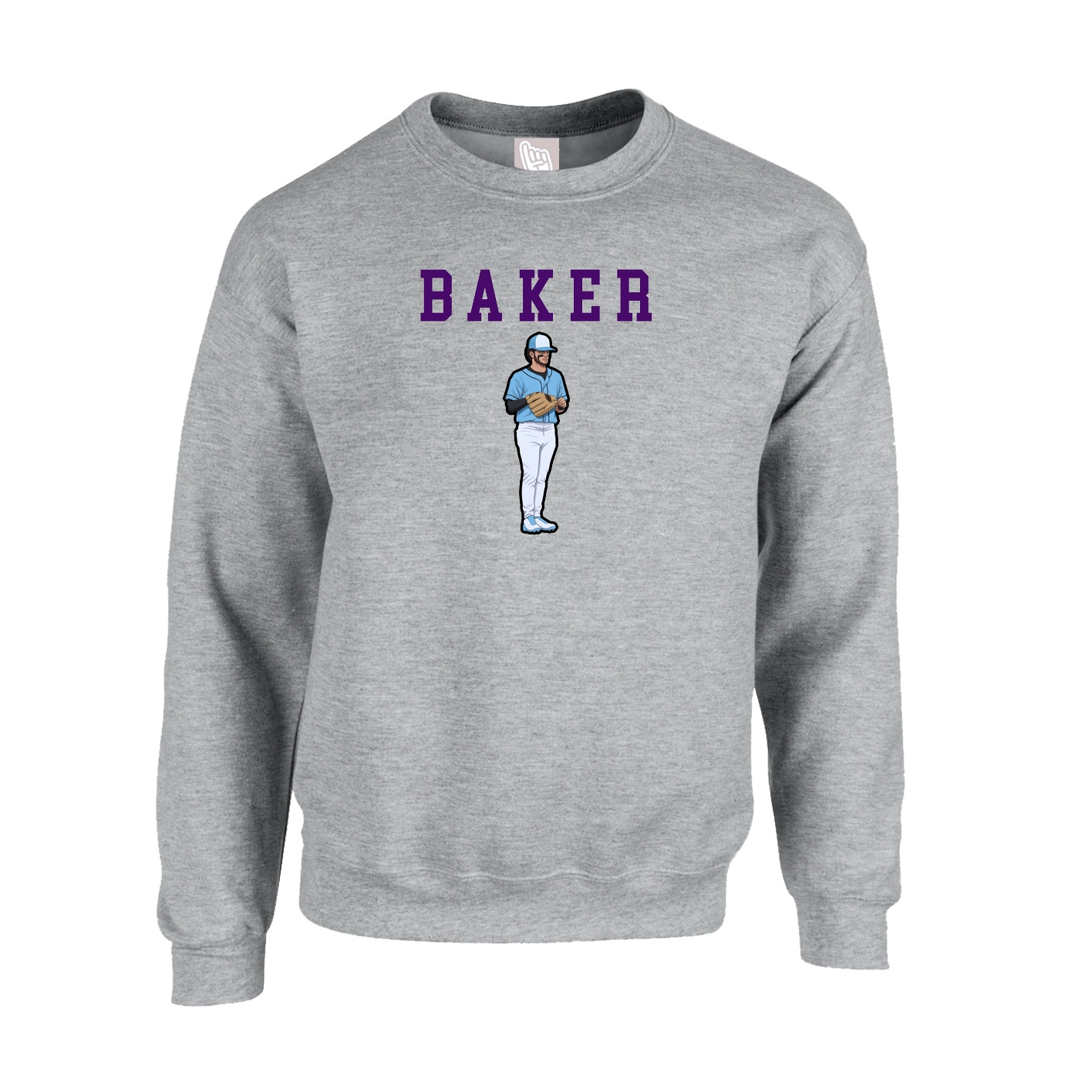 Fleece Crew — Shirsey in Grey