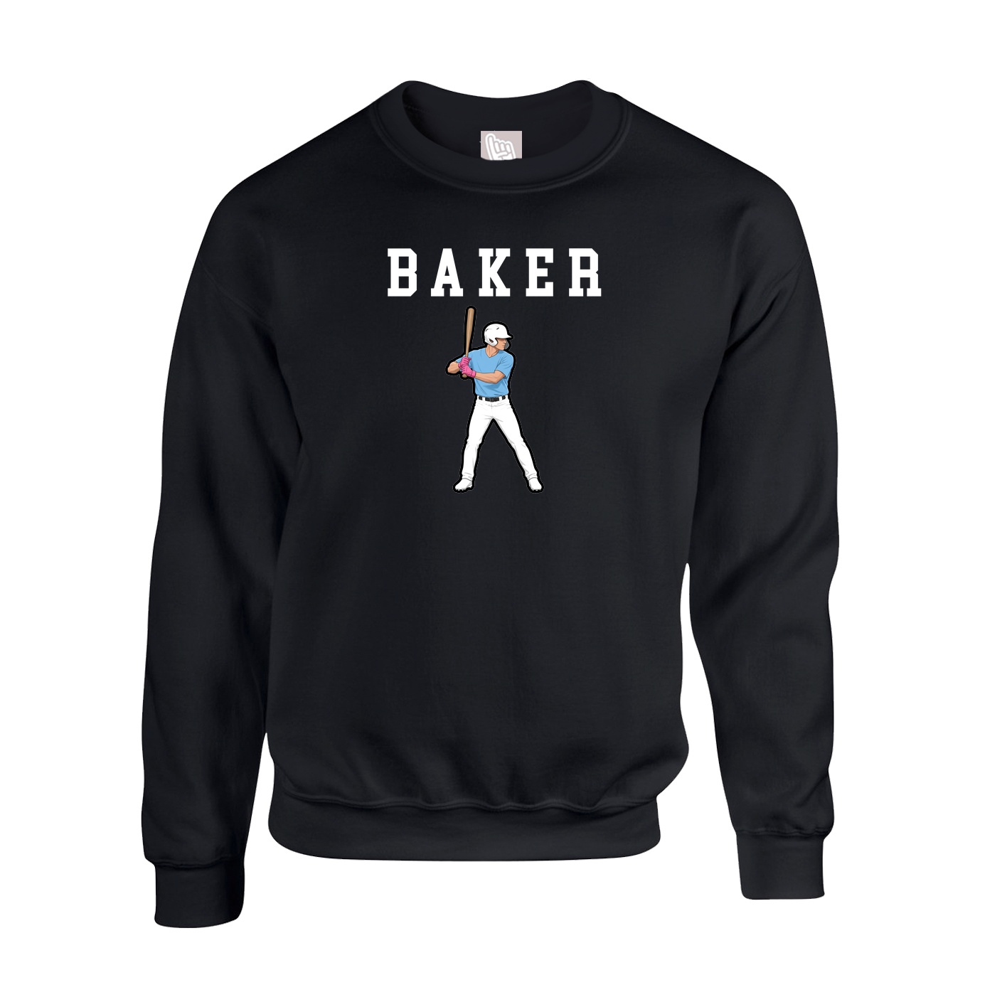 Fleece Crew — Shirsey in Black