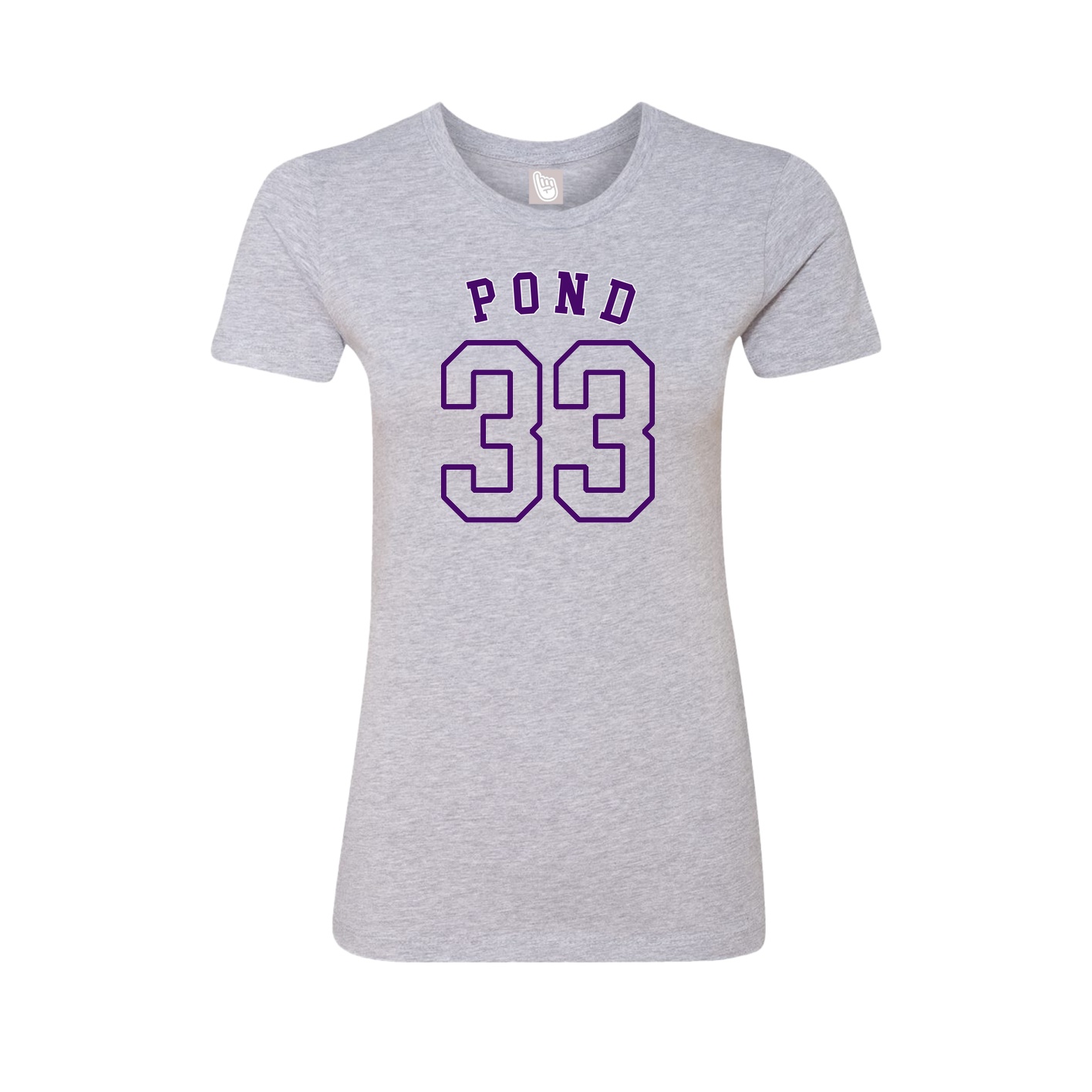 Fitted Women's Tee — Shirsey Arch in Grey