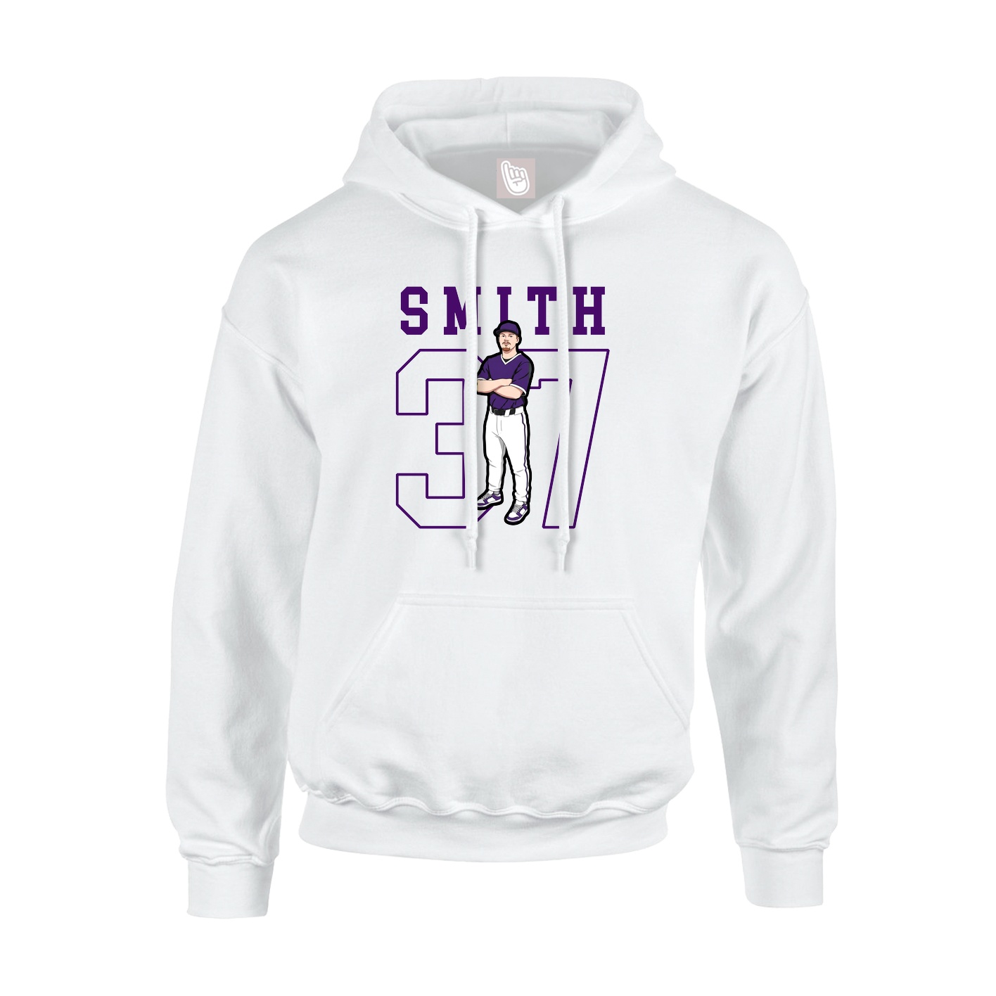 Hoodie — Shirsey in White