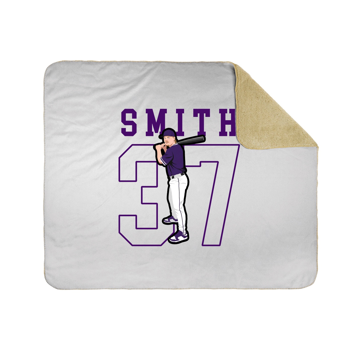Throw Blanket — Shirsey in White