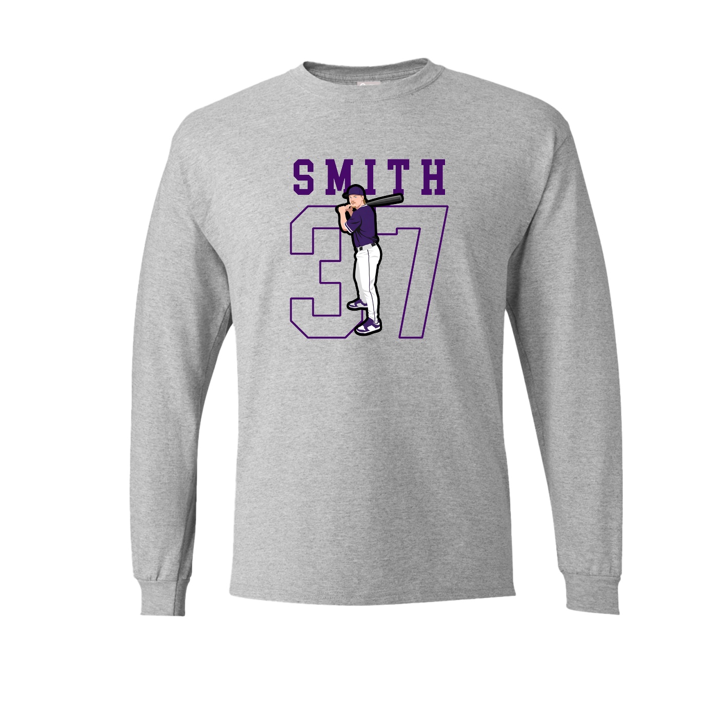 Long Sleeve Tee — Shirsey in Grey