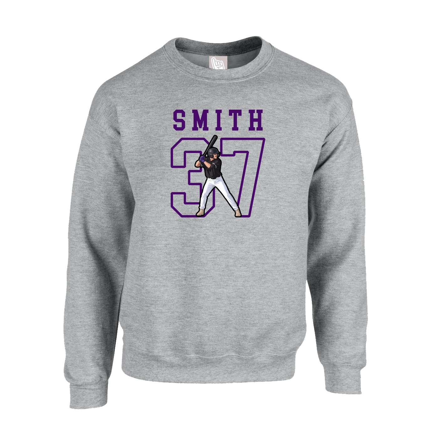 Fleece Crew — Shirsey in Grey