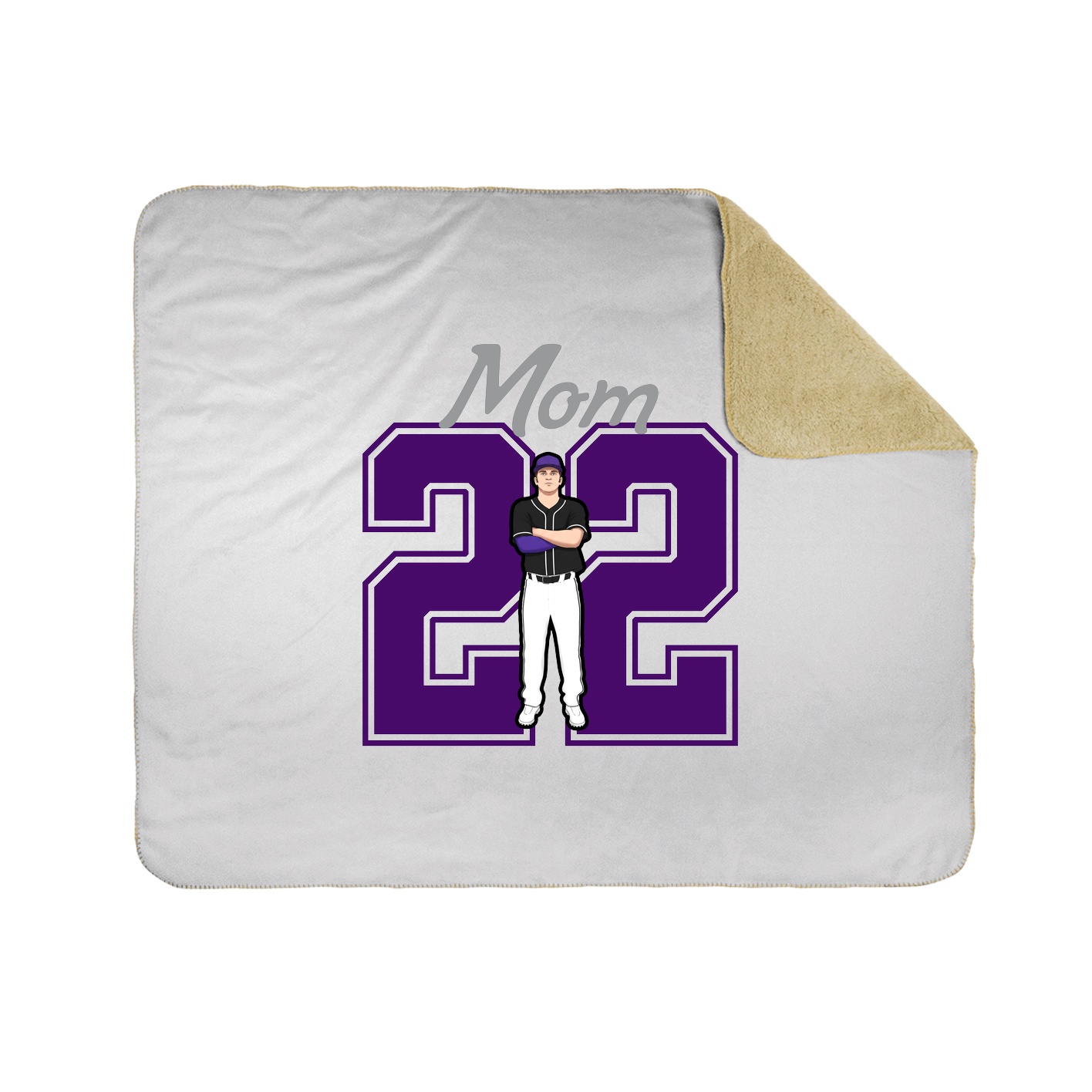 Throw Blanket — Mothers Day Shirsey in White