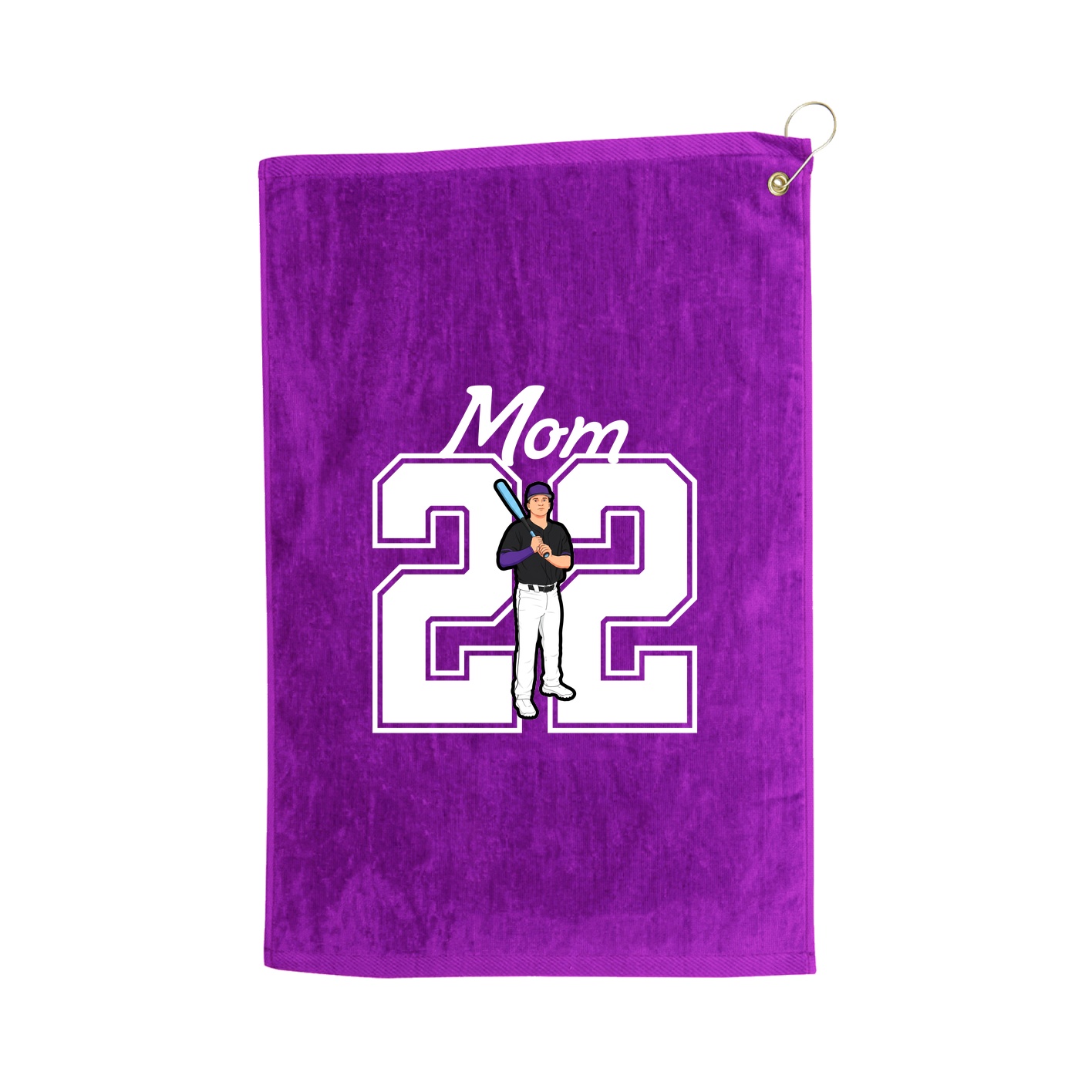 Golf Towel — Mothers Day Shirsey in Purple