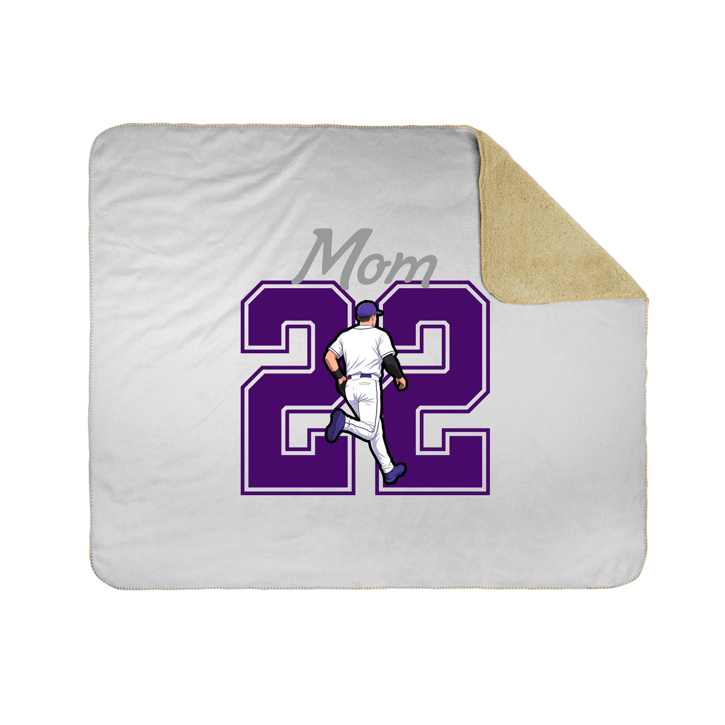 Throw Blanket — Mothers Day Shirsey in White